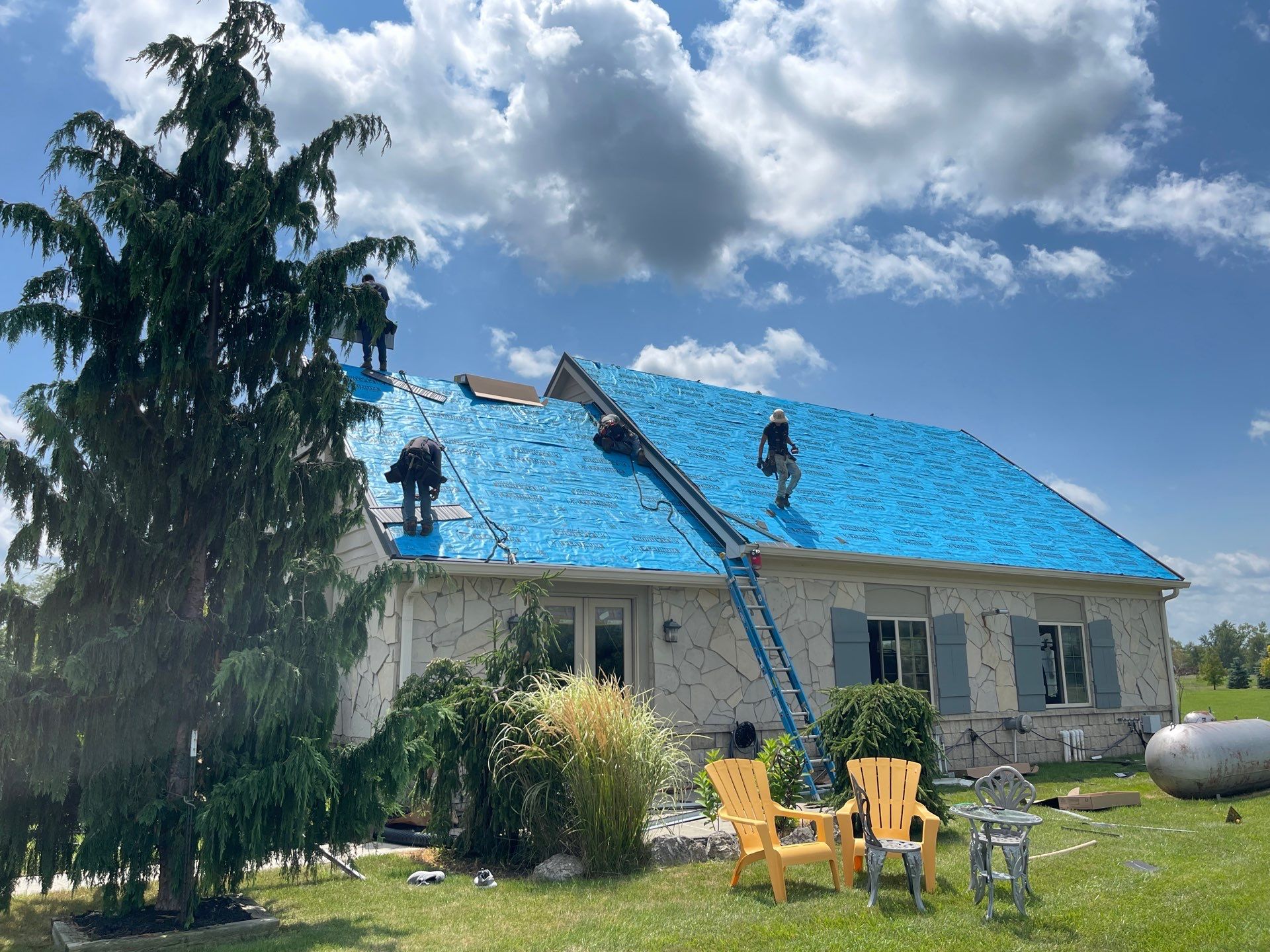 Burnished Slate Metal Shake Roof Installation – Bowling Green, OH by 4Ever Metal Roofing