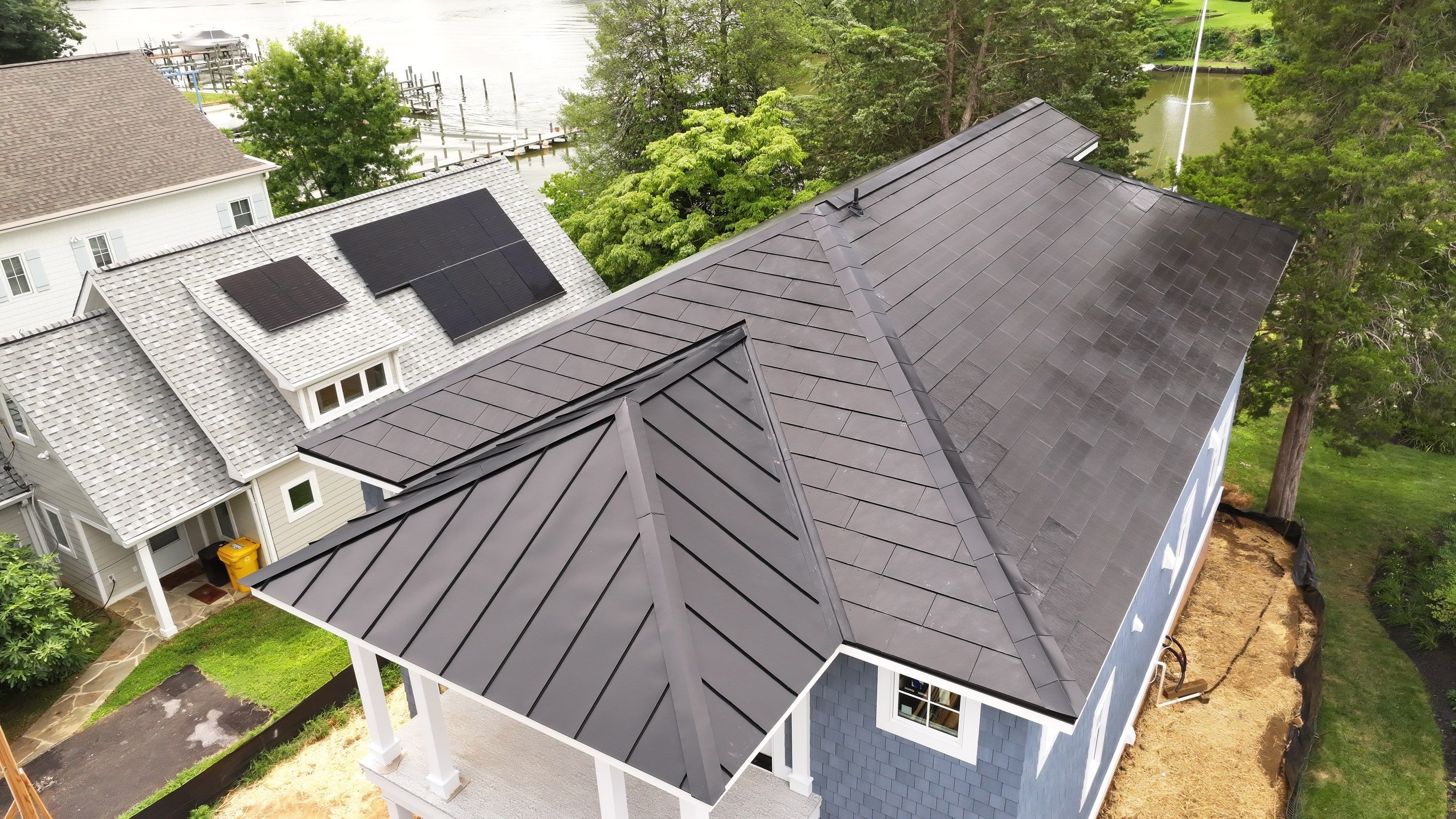 Tesla Solar Roof & Powerwall in Annapolis MD by American Home Contractors