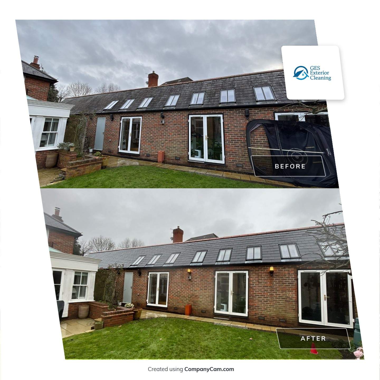 Slate Roof And Patio Clean by Ges Exterior Cleaning ltd