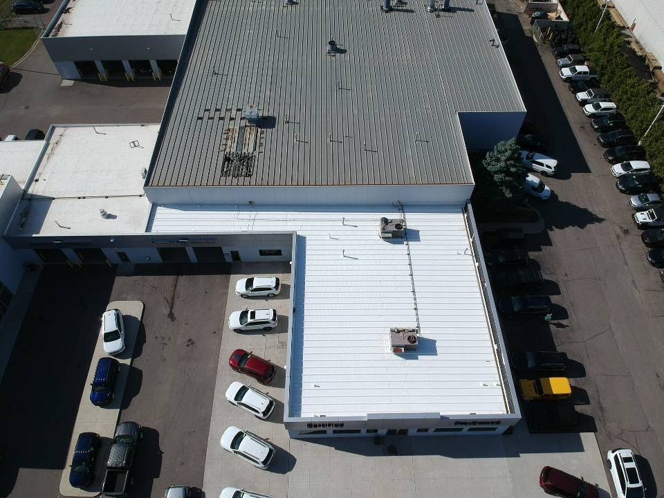  Car Dealership - Commercial  Roof Coating by Bloomfield Construction & Restoration