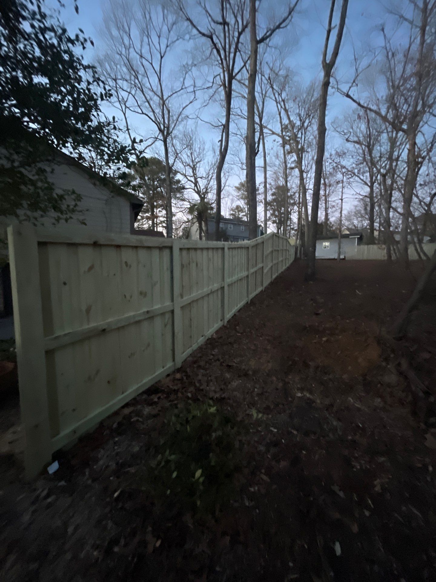 Wendover Drive - Fence by Pillar and Pine