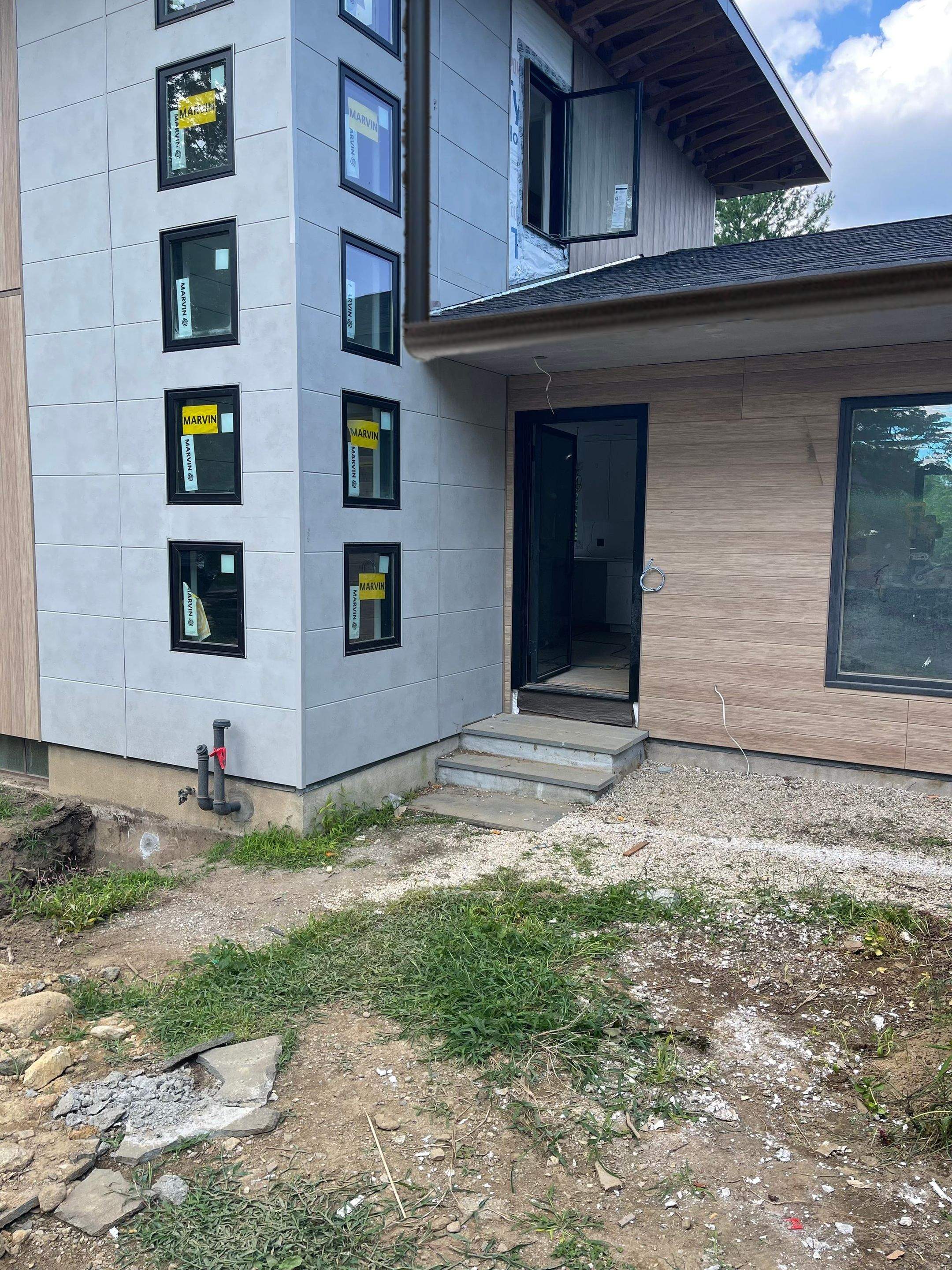 Black Gutters in wesport by A Plus Exterior