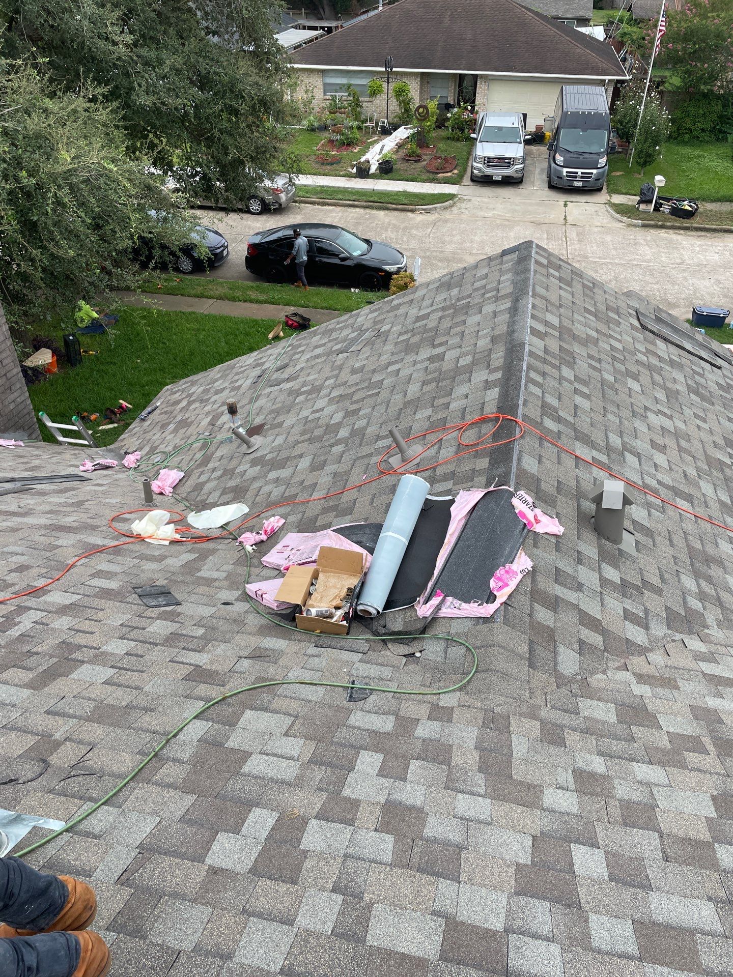 Residential Roofing Repair using Owen's Corning Duration (Lifetime) Shingles by Roof Repair Company