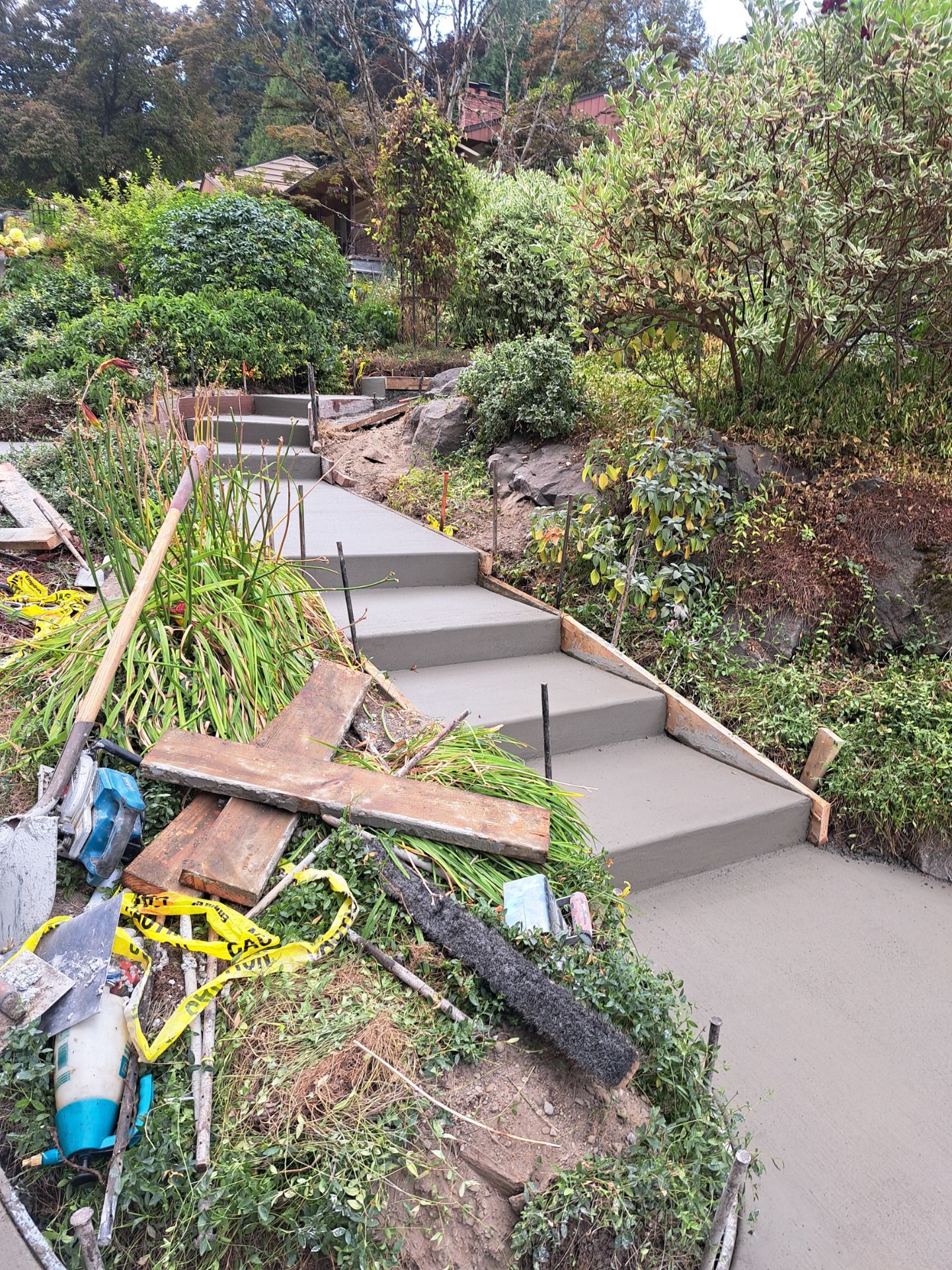 Front Driveway & Stairs Concrete Renovation | Kenmore  by Jireh Asphalt & Concrete Inc 