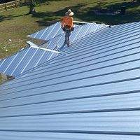 24ga 1" Nail-Strip Mill Finish by Total Roofing System The Metal Roof Experts