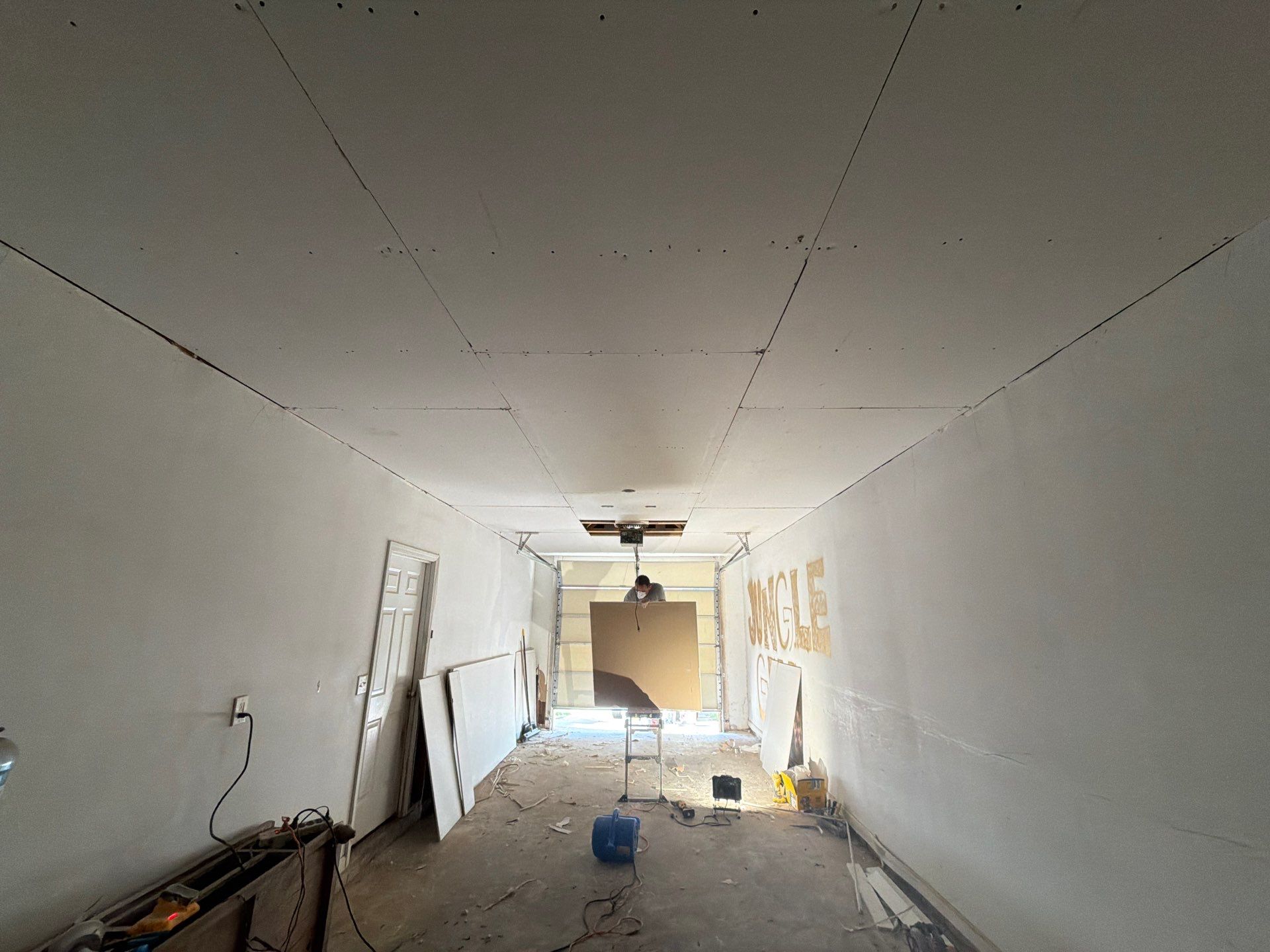 Interior Renovation Featuring Drywall Finishing and New Flooring in Atlanta by Swift Home Renovations 