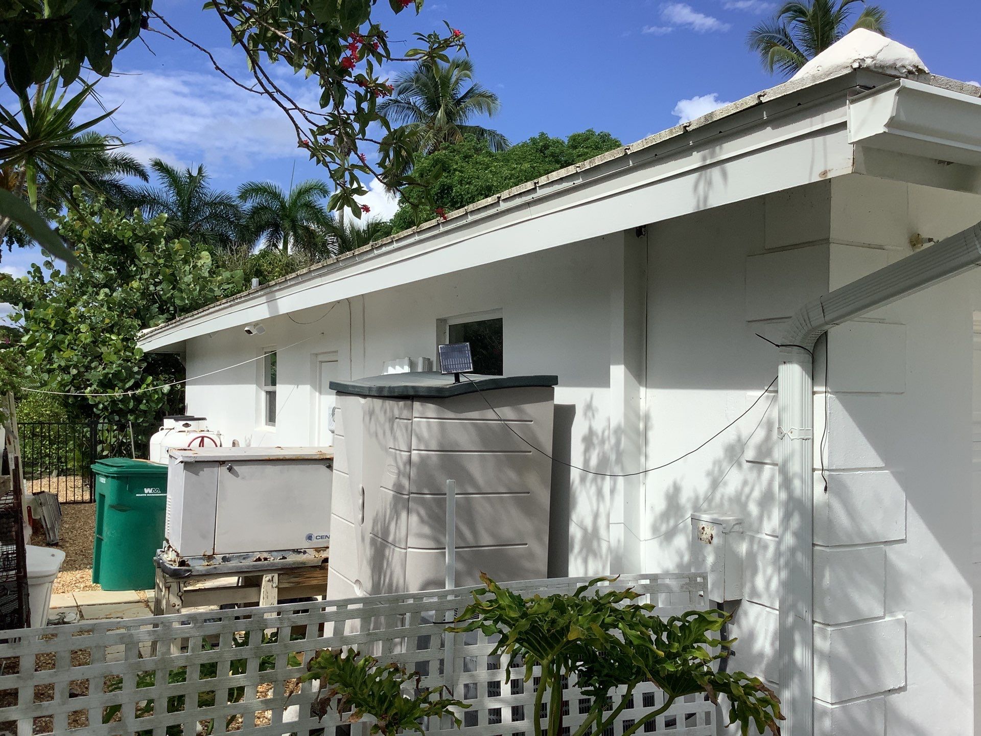 K-Style Seamless Gutter Installation using 3X4 Elbow Downspout in Marco Island, FL  by Gutter Professors