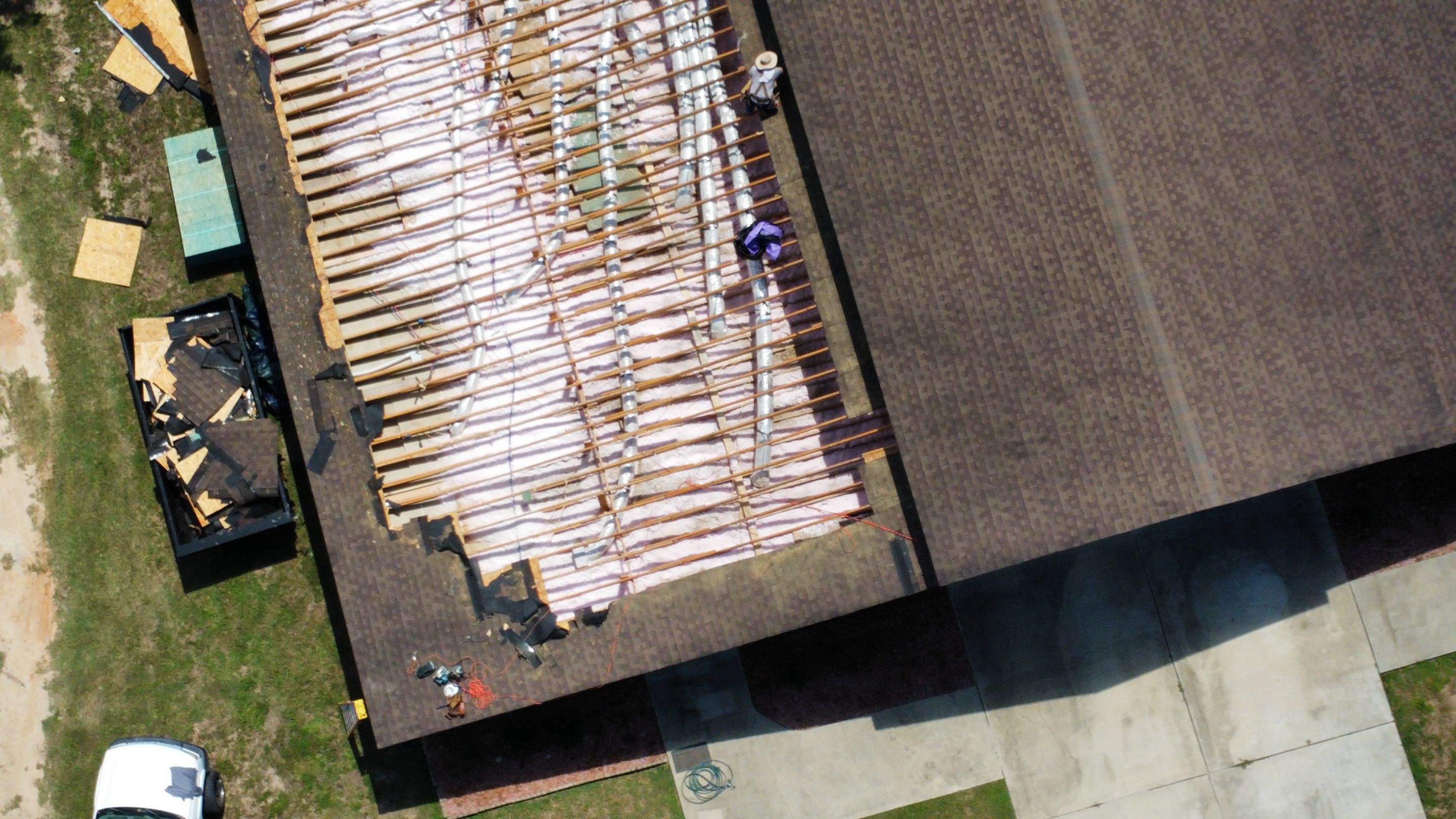 Repair Roof Damages & Interior Damages - Project in Coldspring Texas by Harden Enterprise Services LLC