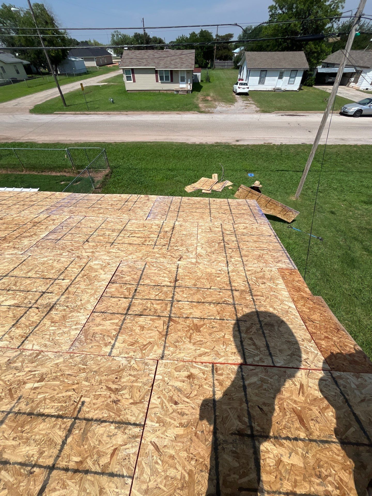 Reroof with Full Redeck by Berry Good Roofing 