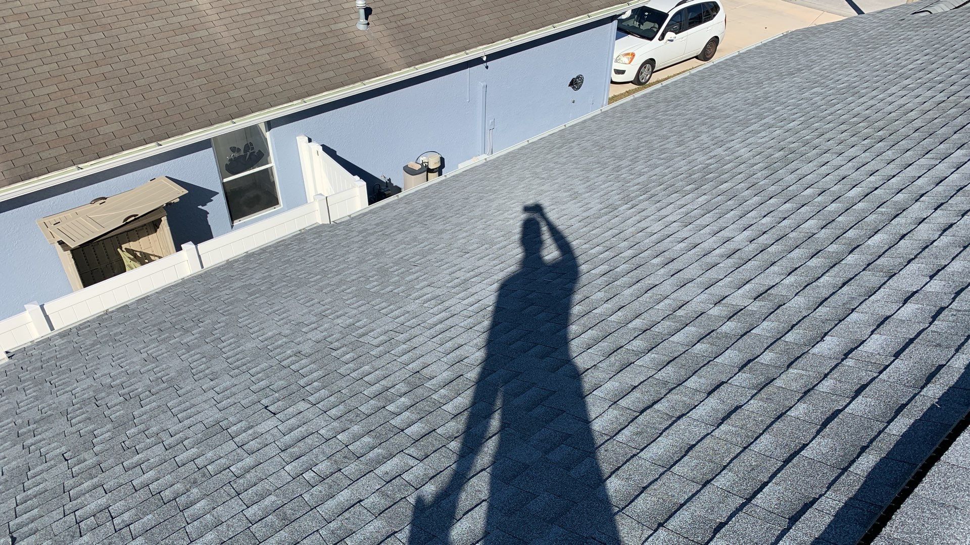 Residential Insurance Roofing Installation using GAF HDZ Shingles by Protek Roofing Heating Air & Solar