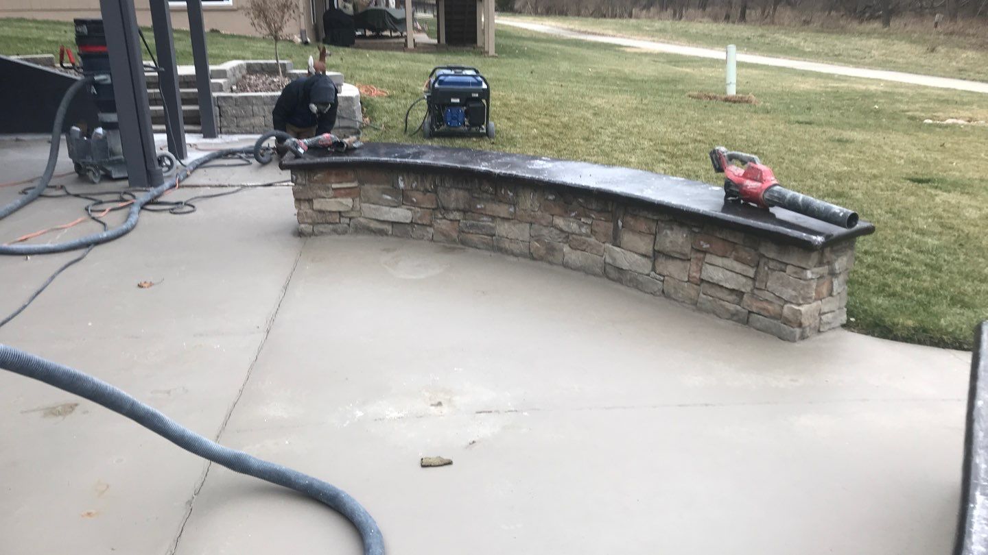 Patio using Domino  by Select Painting, Coatings & Garage Cabinets