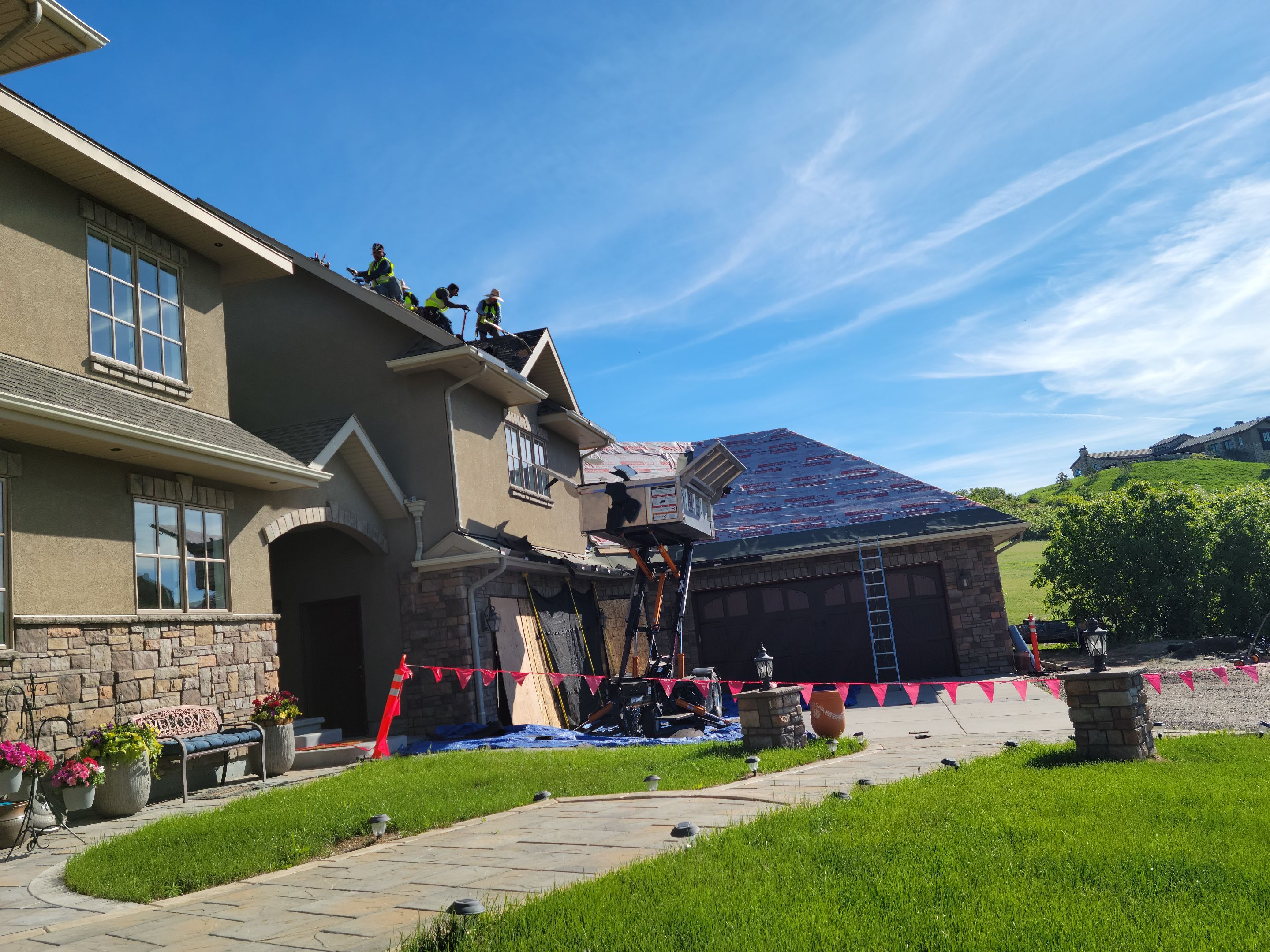 Residential Roofing Installation using Owens Corning TruDefinition Duration STORM by A to Z Roofing