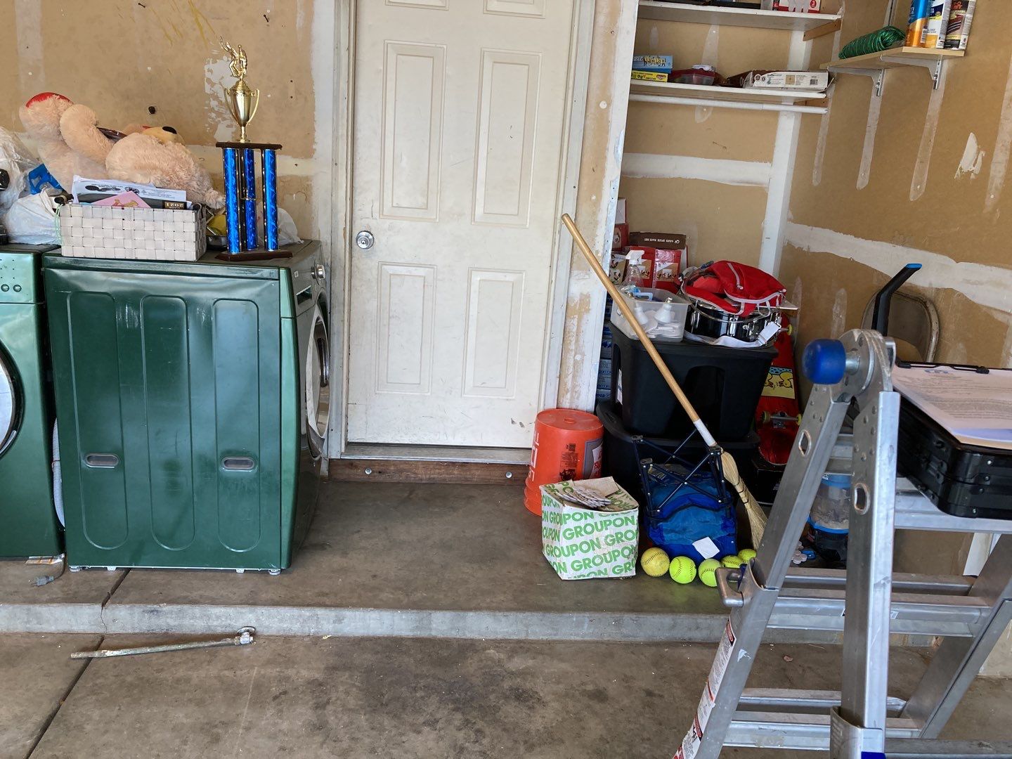 Water Damage in Garage by Accountable Home Services