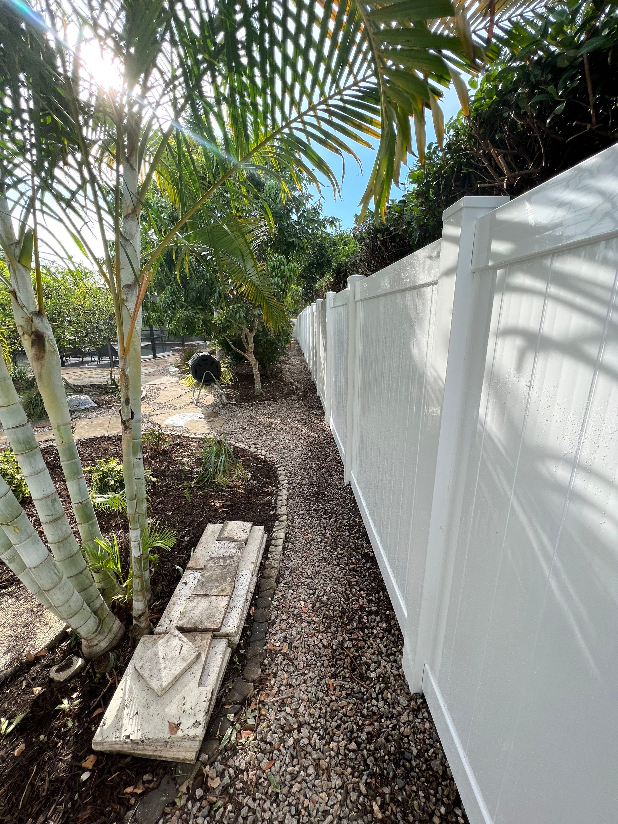 Sarasota, FL 6 ft. Tall White Vinyl Privacy Fence by Asap fence and gates, LLC