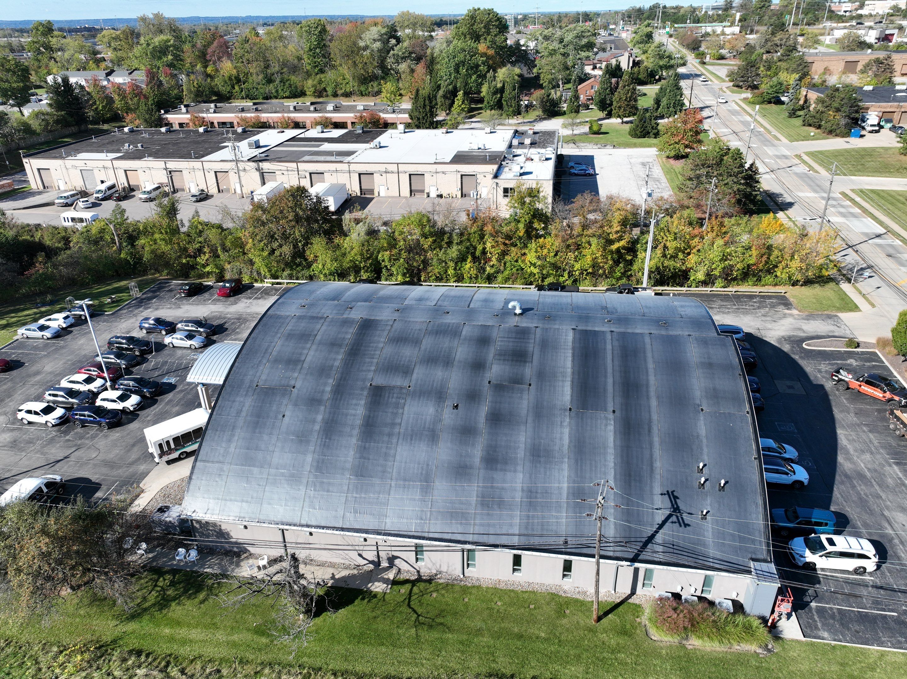 Project in Warrensville Heights by Commercial Roofing and Coating Systems 