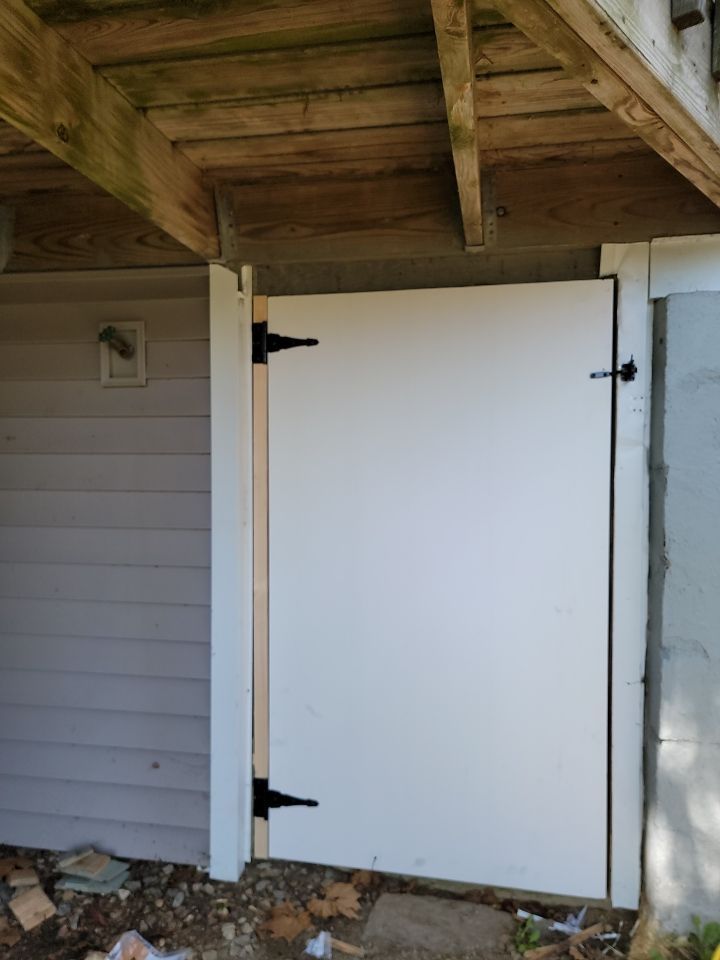 Door Installation using Custom work  by A Plus Exterior