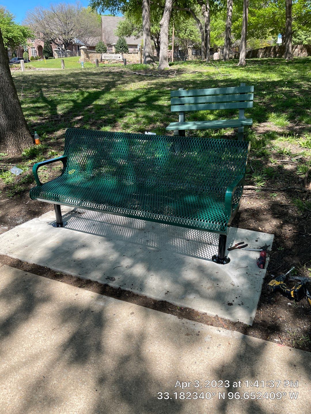 Bench Additions to Community  by SLM General Contractors & Roofing