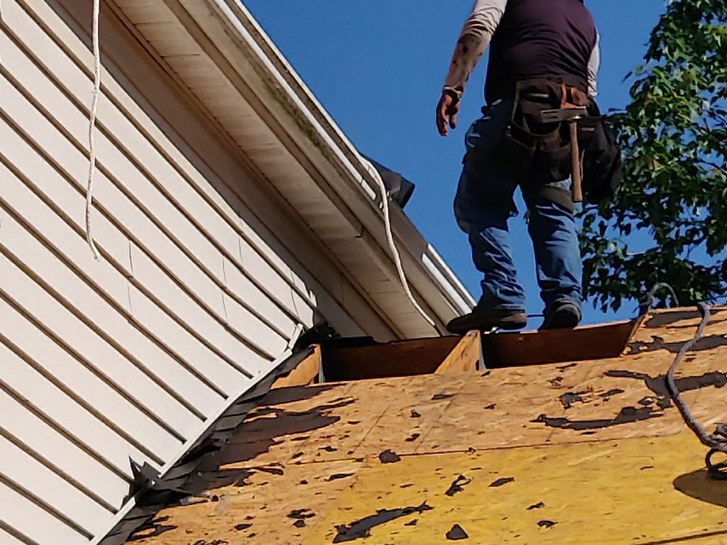 Re-roof by American Roofing NC