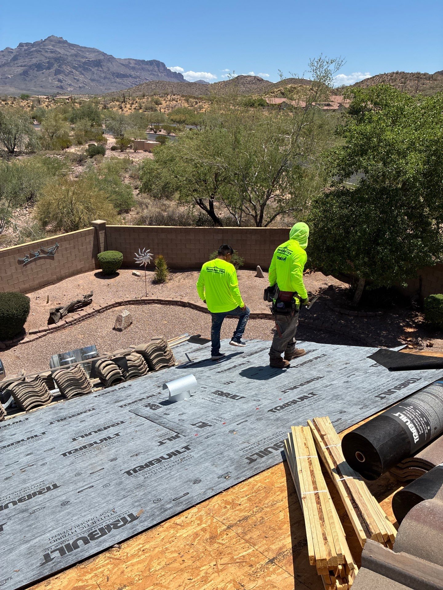 Tile reset in Gold Canyon, AZ by Weather-Tite Roofing