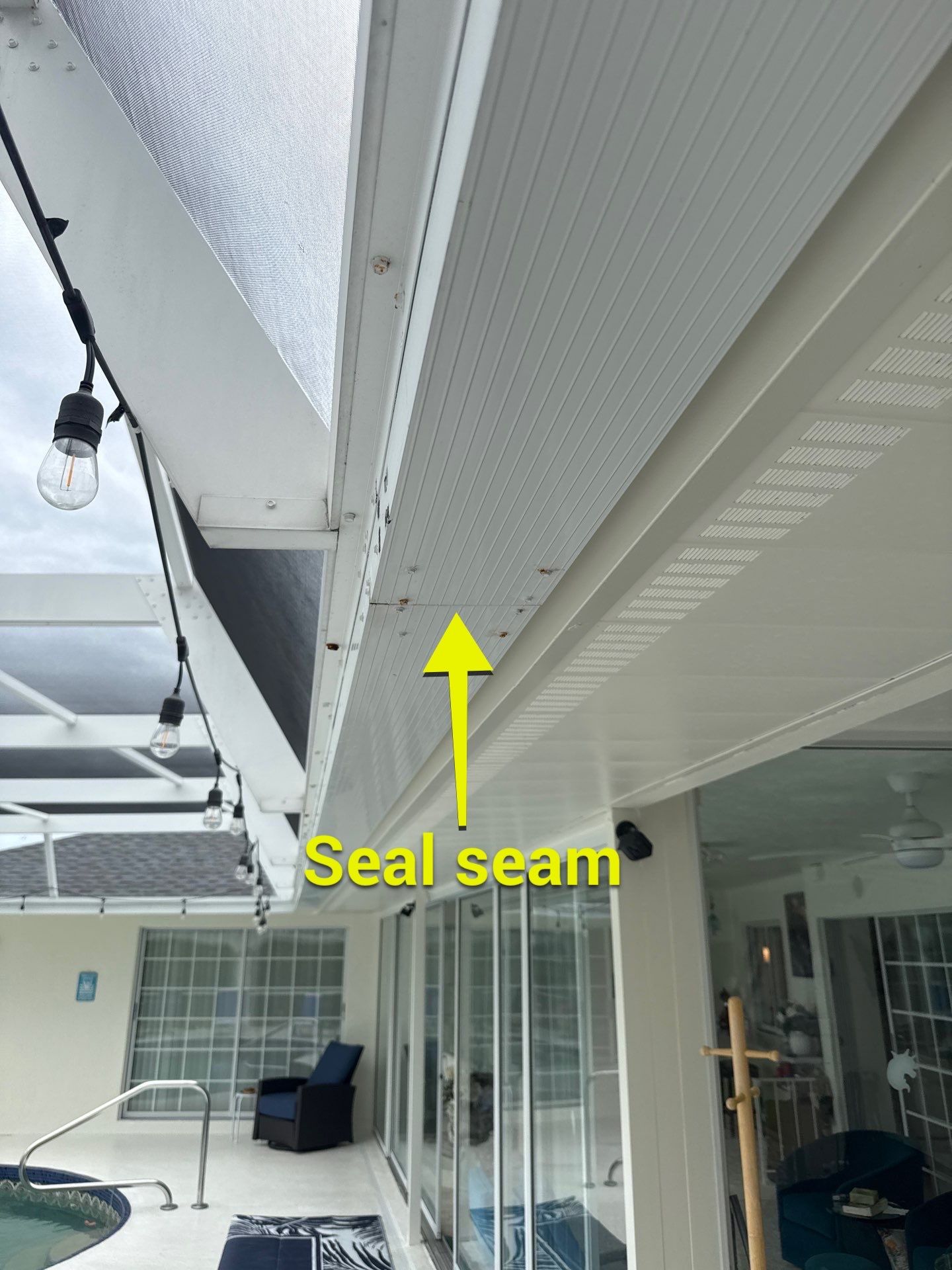 Replace gutter using seal gutters in Sarasota FL by Gutter Professors