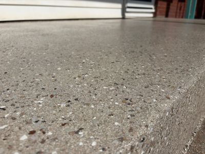 Lincoln Front Porch Restoration with Hybrid Flake Coating by Goat Coatings