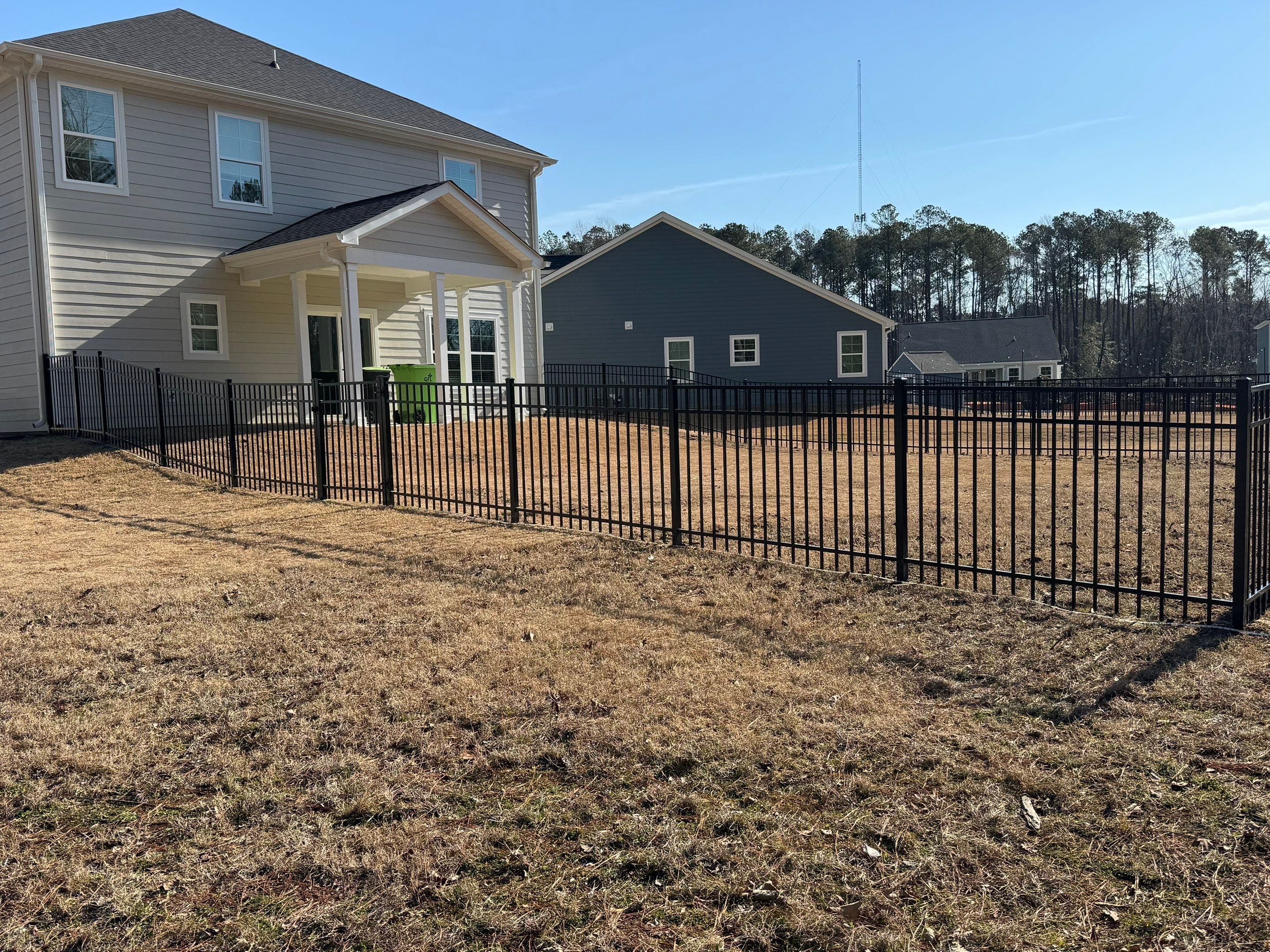 Project in New Bern by Superior Fence and Rail