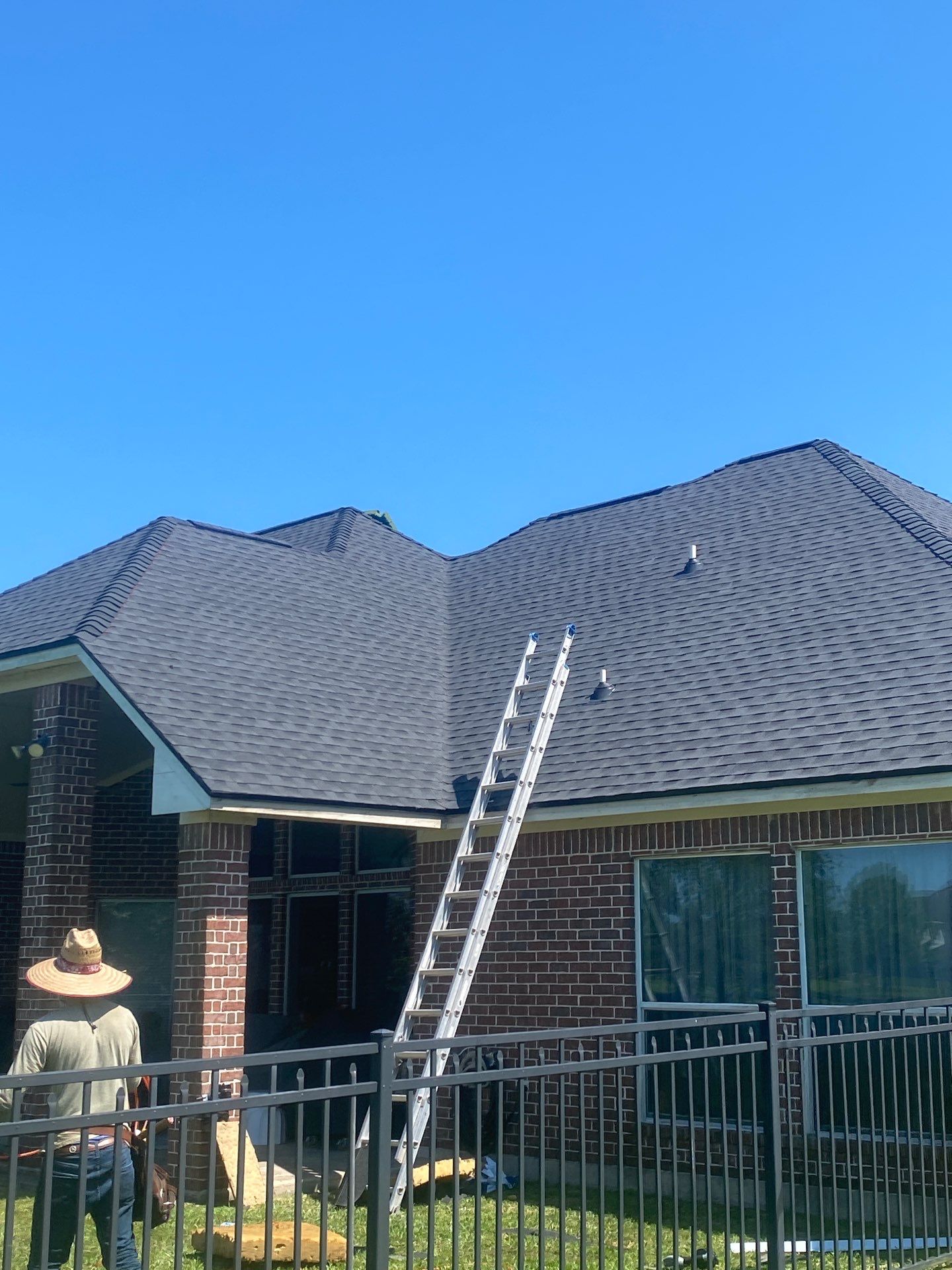Residential Roof Replacement using GAF HDZ - Charcoal shingles by Elite Roofing LLC