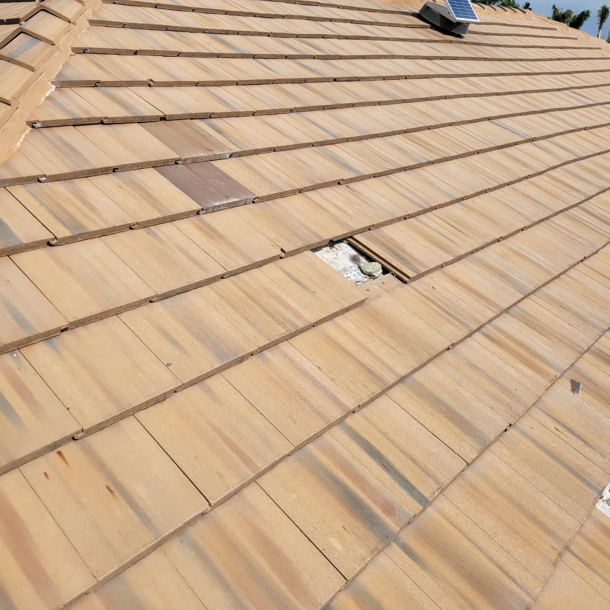 Residential Roofing Repair using Concrete Tile by Four Peaks Roofing
