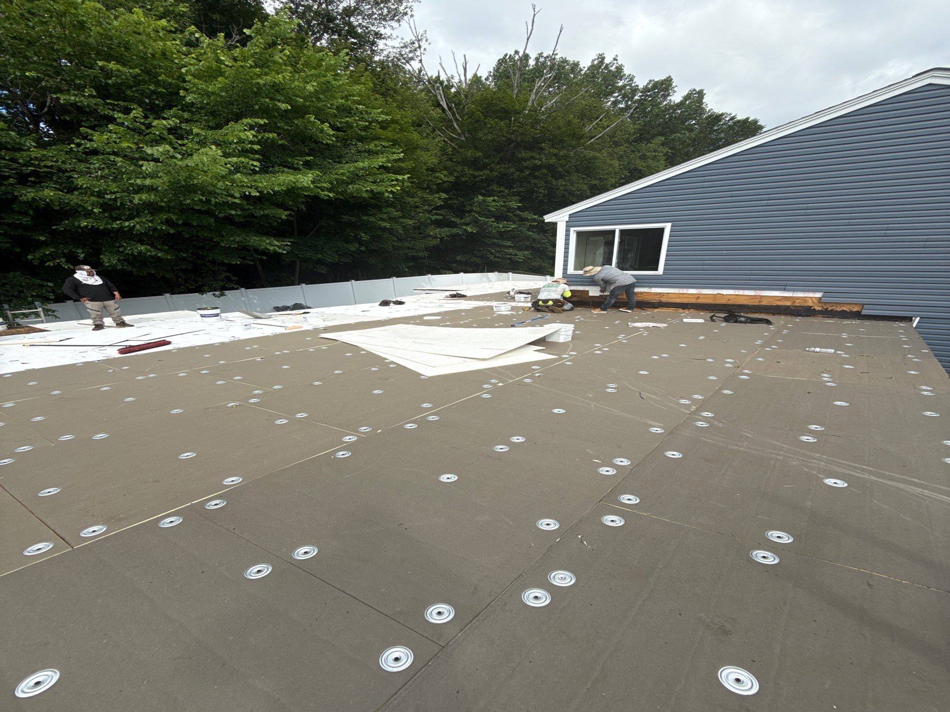 EPDM Flat Roof Installation + Seamless Gutter Upgrade by Mighty Dog Roofing of Greater Middlesex County