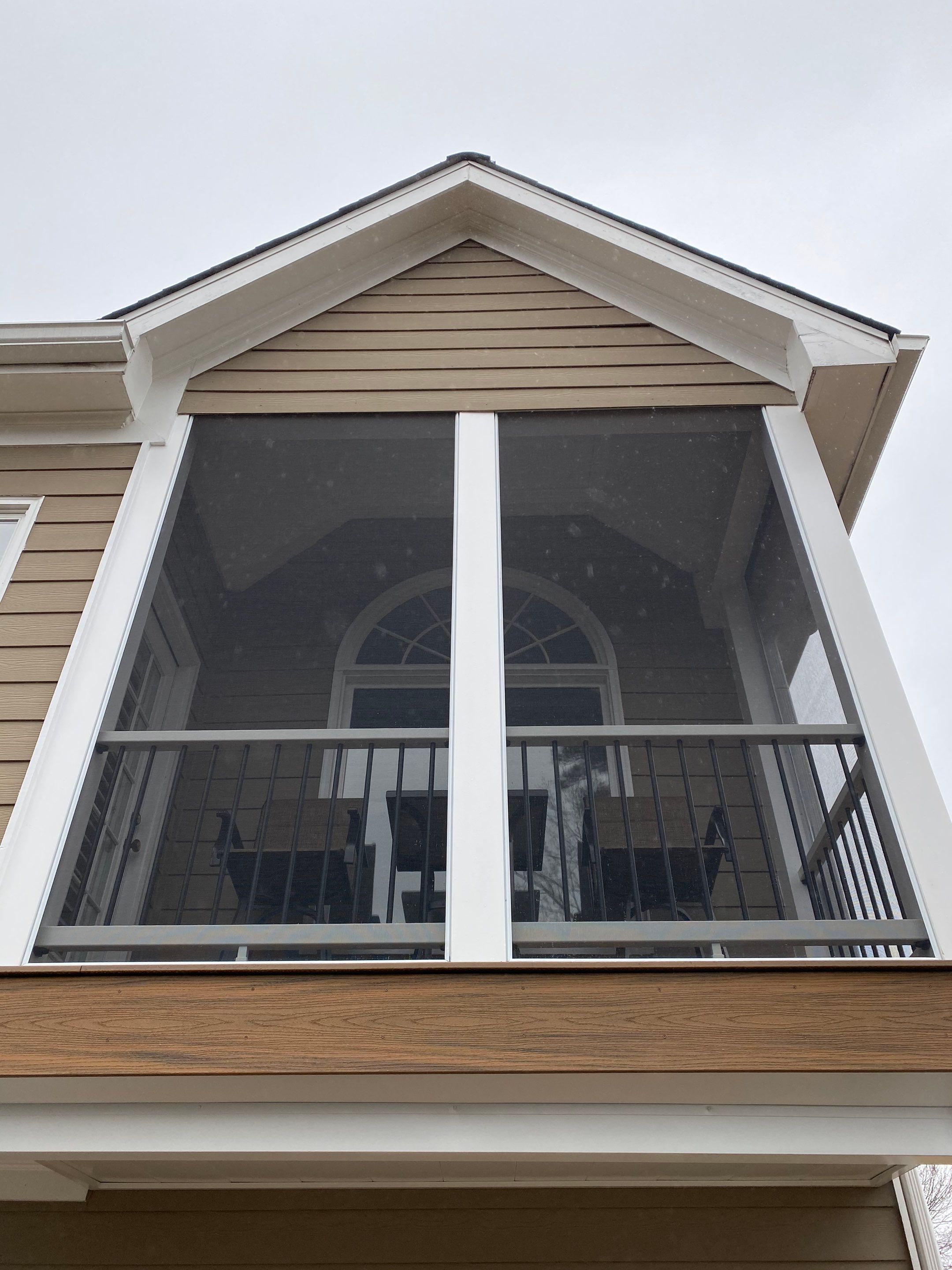 Elevated Composite Deck and Screened Porch Build in Roswell by Swift Home Renovations