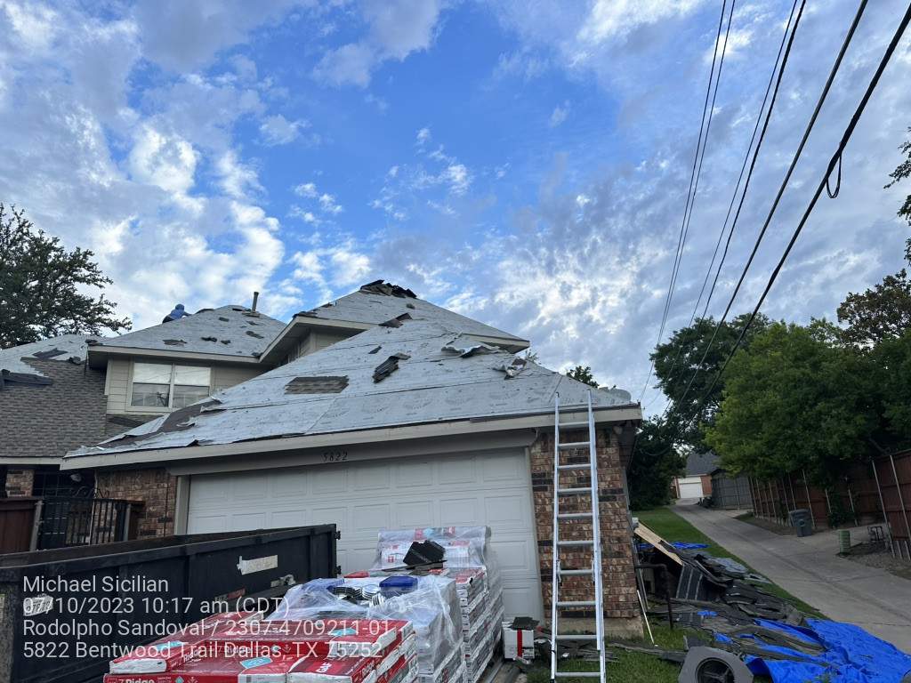 Project in Dallas by Zeus Exteriors