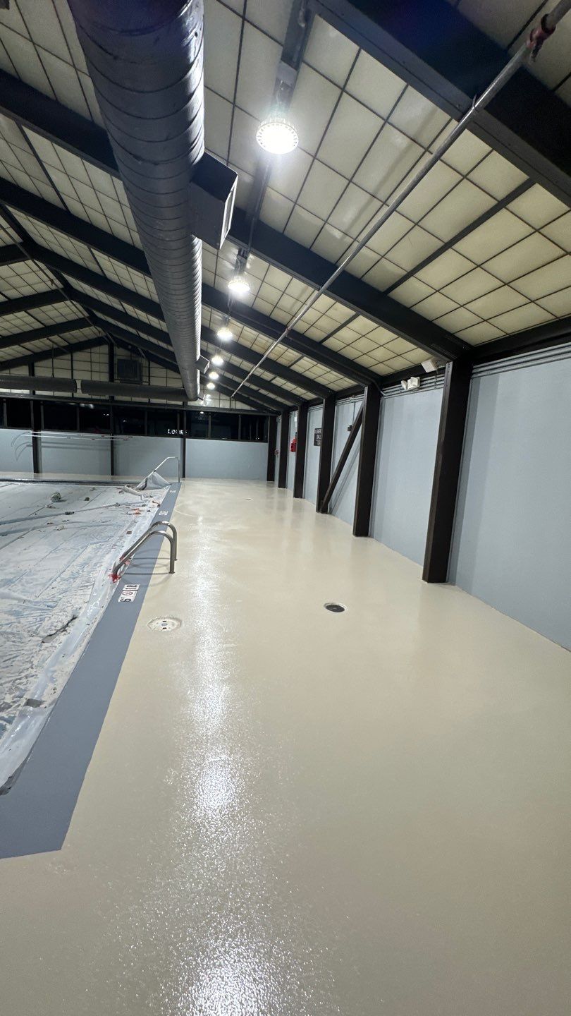 Hotel Pool Deck Project in Mason by Floors in a Day, Inc