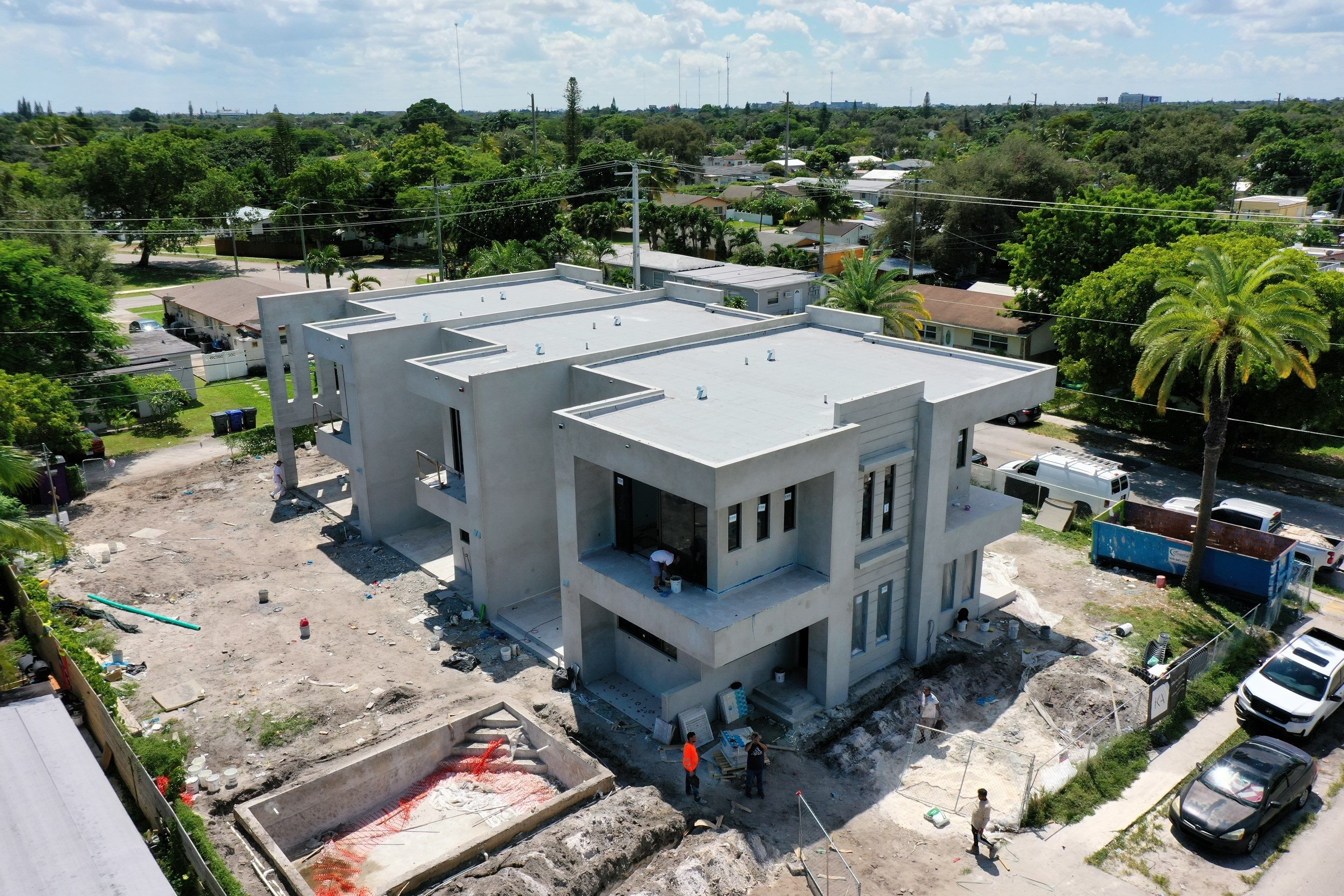 Residential New Construction Roof Installation by Earl W. Johnston Roofing 