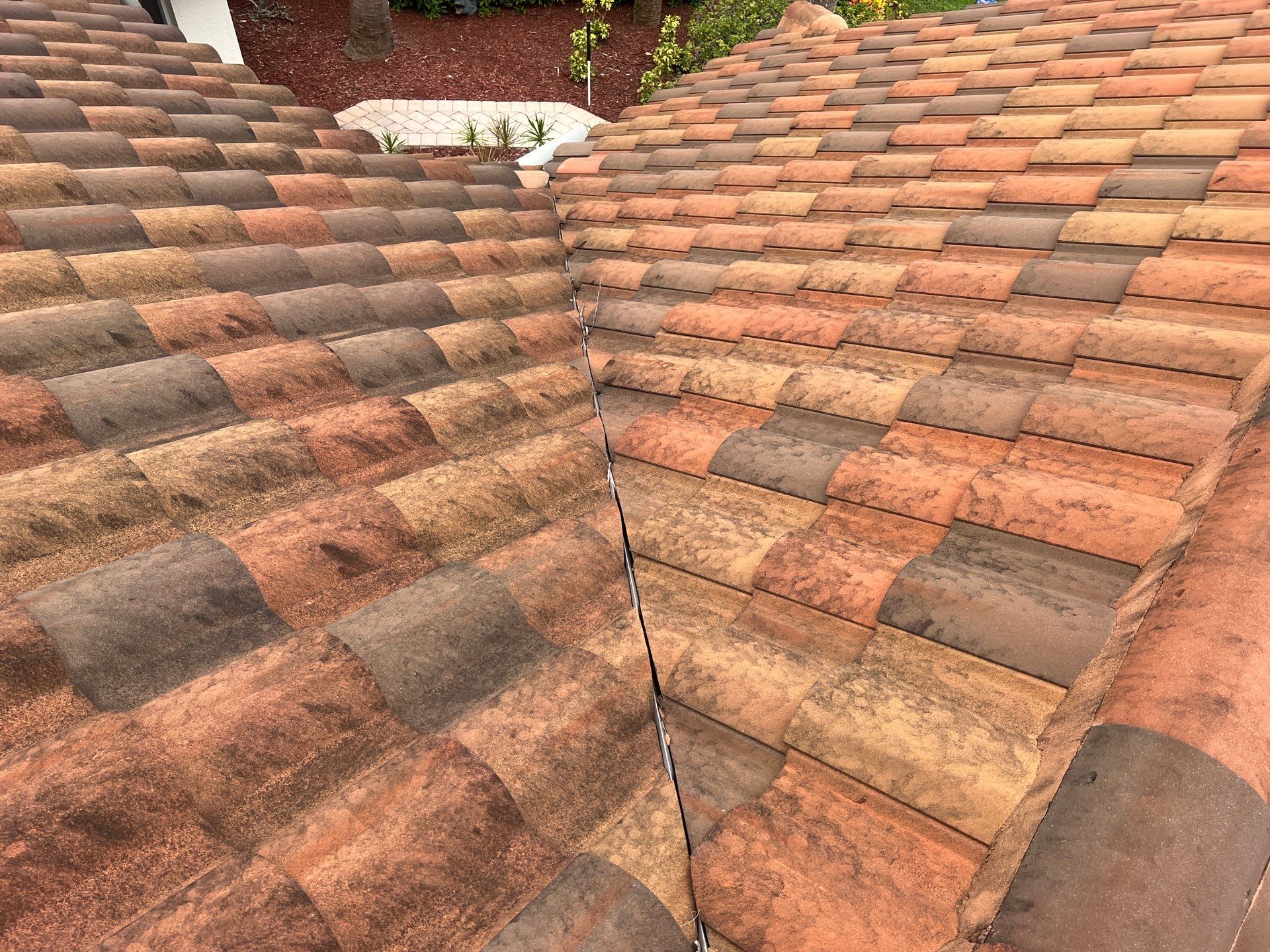 Tile Roof Soft Wash Cleaning by Durabilis Roofing INC