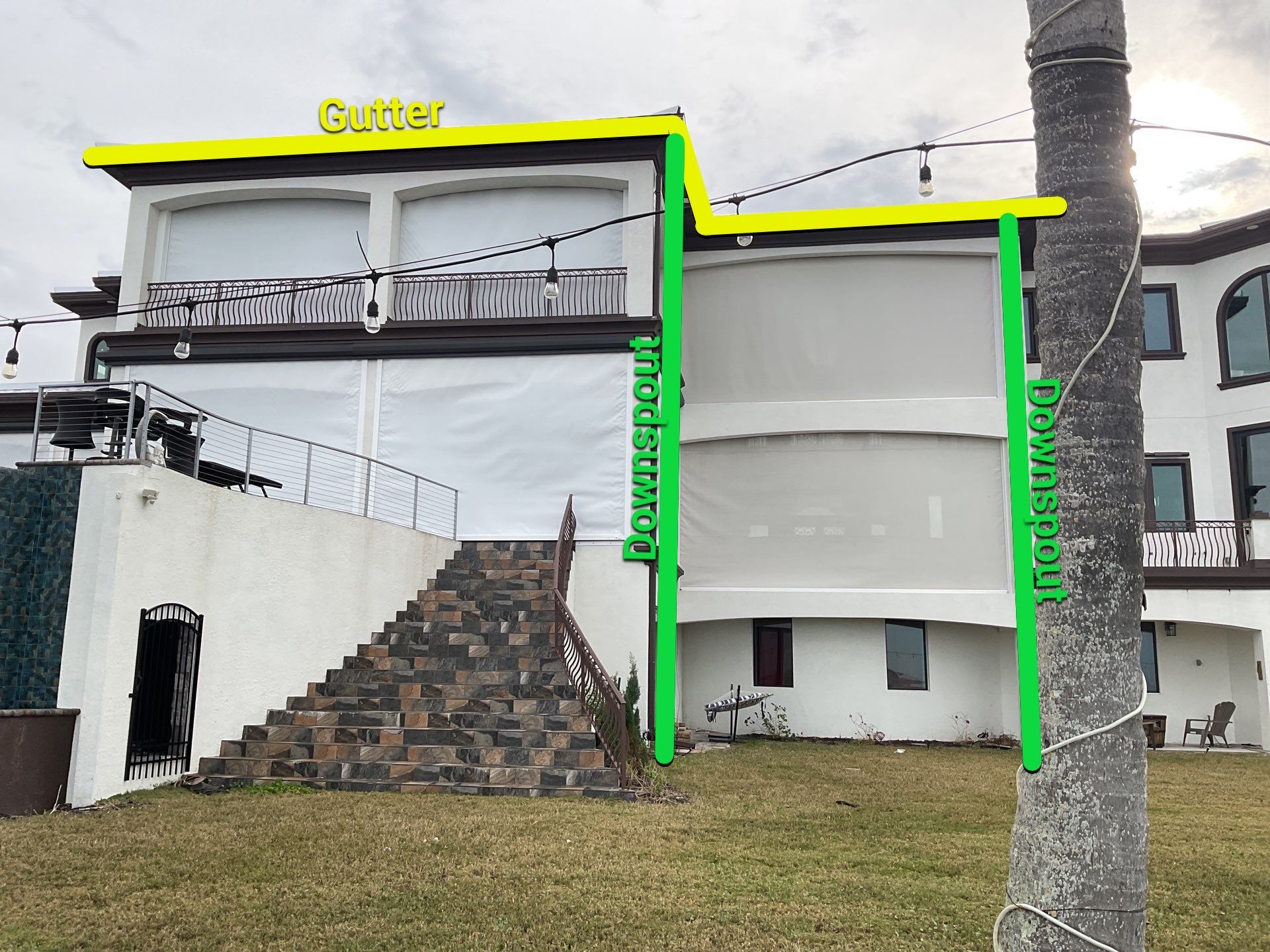 Brown Seamless Gutters using Royal Brown in Fort Myers FL by Gutter Professors