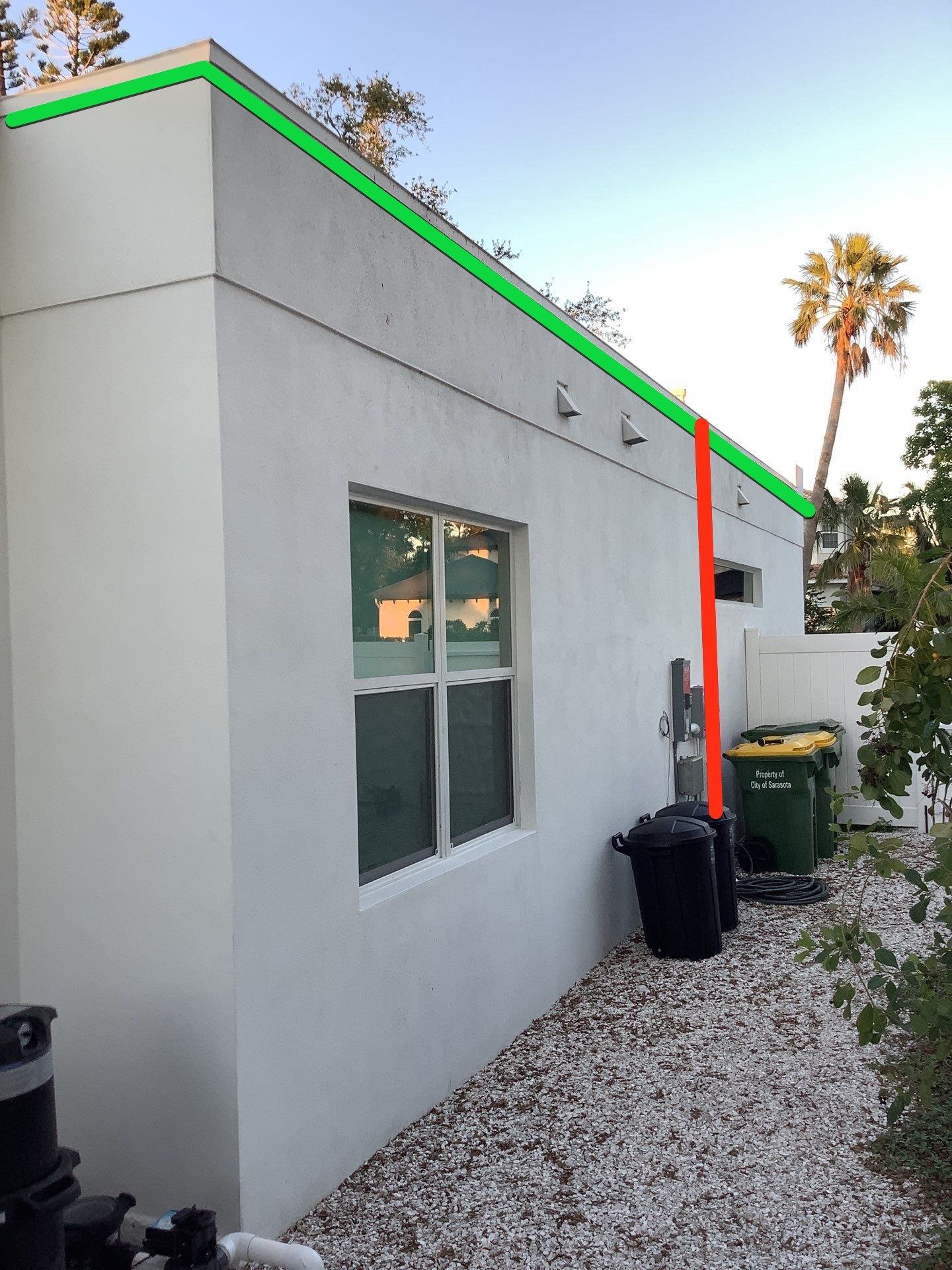 7-Inch Smooth Box Seamless Gutters in Sarasota FL by Gutter Professors