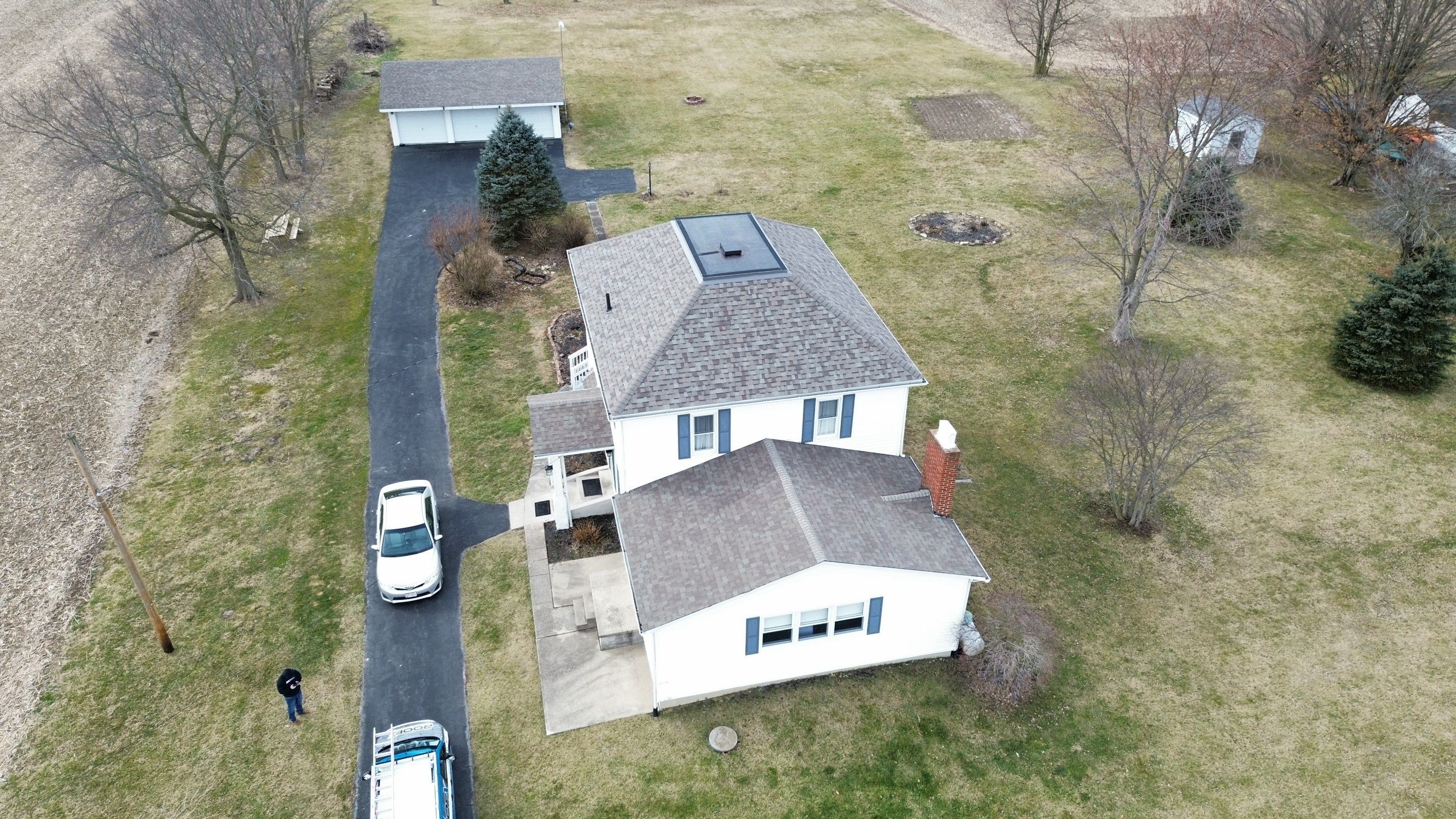 Residential Roofing Installation using Duration Series Shingles - Driftwood by RoofX 