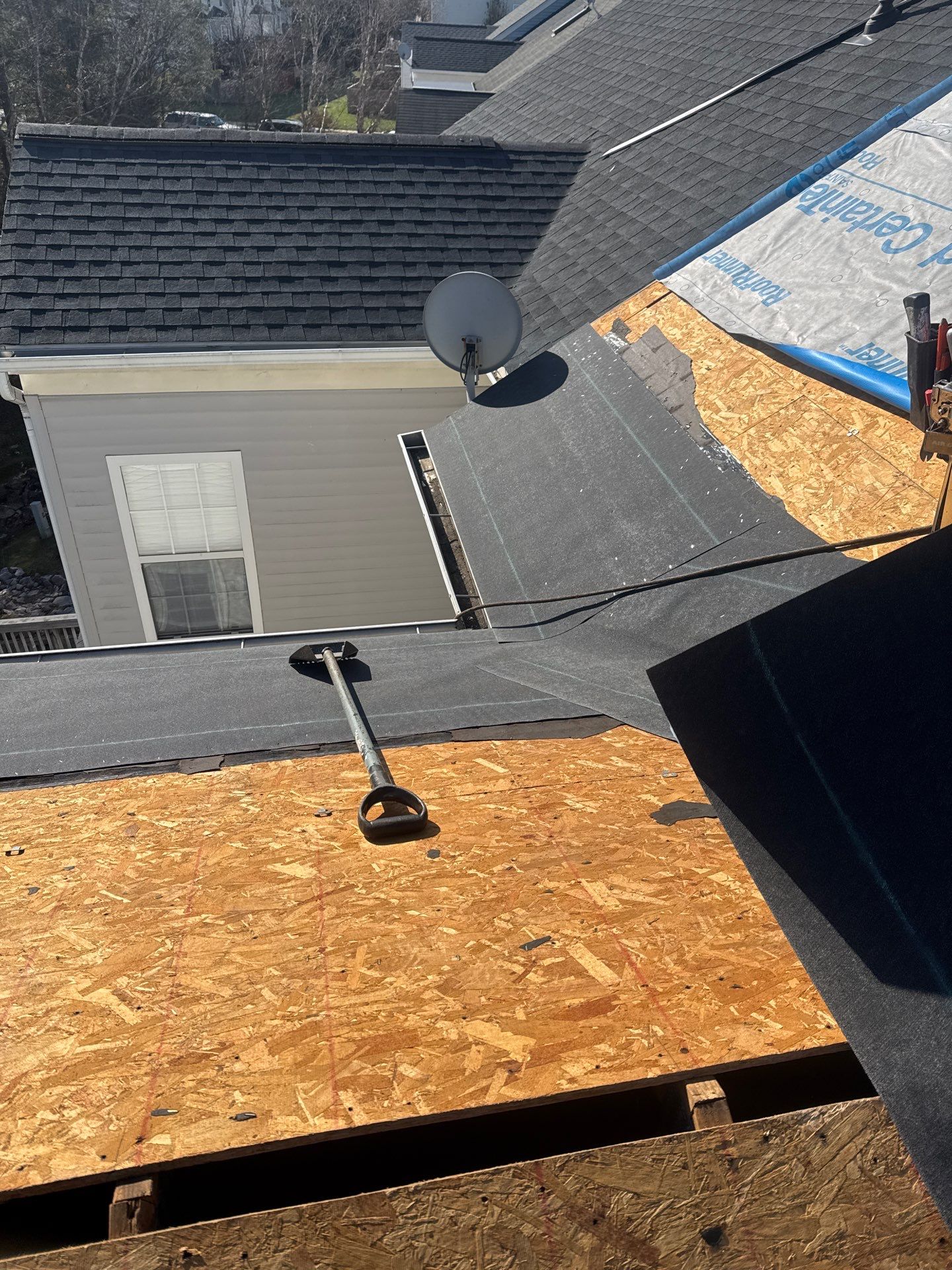 Bristow: Residential Roof Replacement with CertainTeed Landmark Pro in Max Def Colonial Slate by RM Banning, Inc.