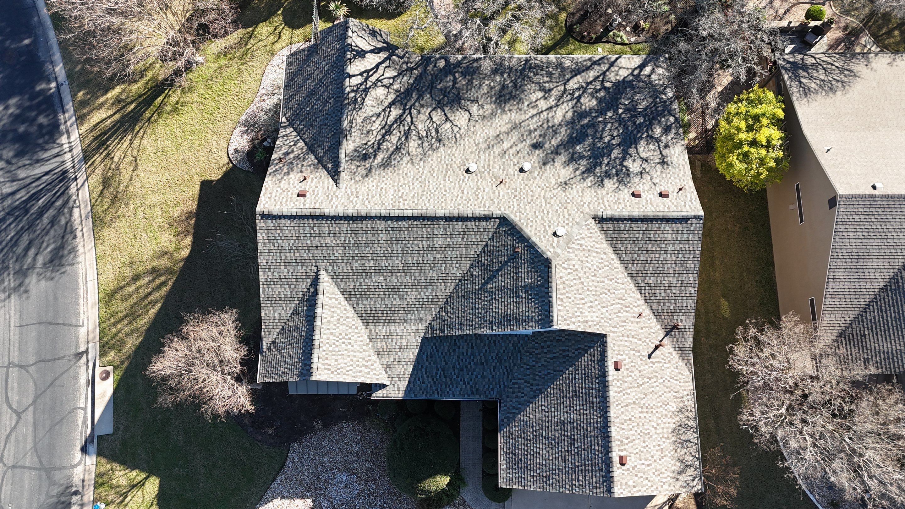 Residential Roof Replacement using GAF - HDZ - Cedar Falls by Action Exteriors Austin