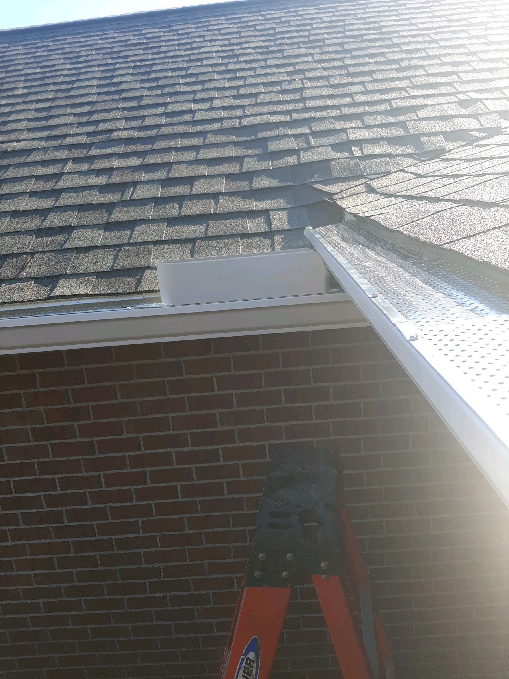 Gutter Installation using K-Style Seamless Gutters by Gutter Professors