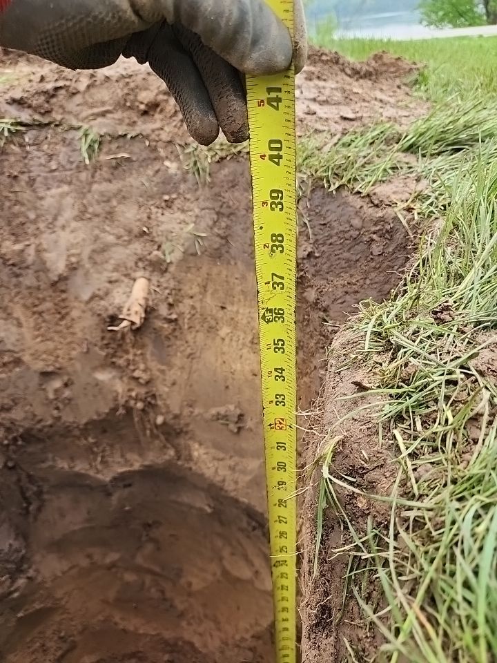 Fence / Retaining Wall using Block then parge by ACE Waterproofing & Basement Solutions