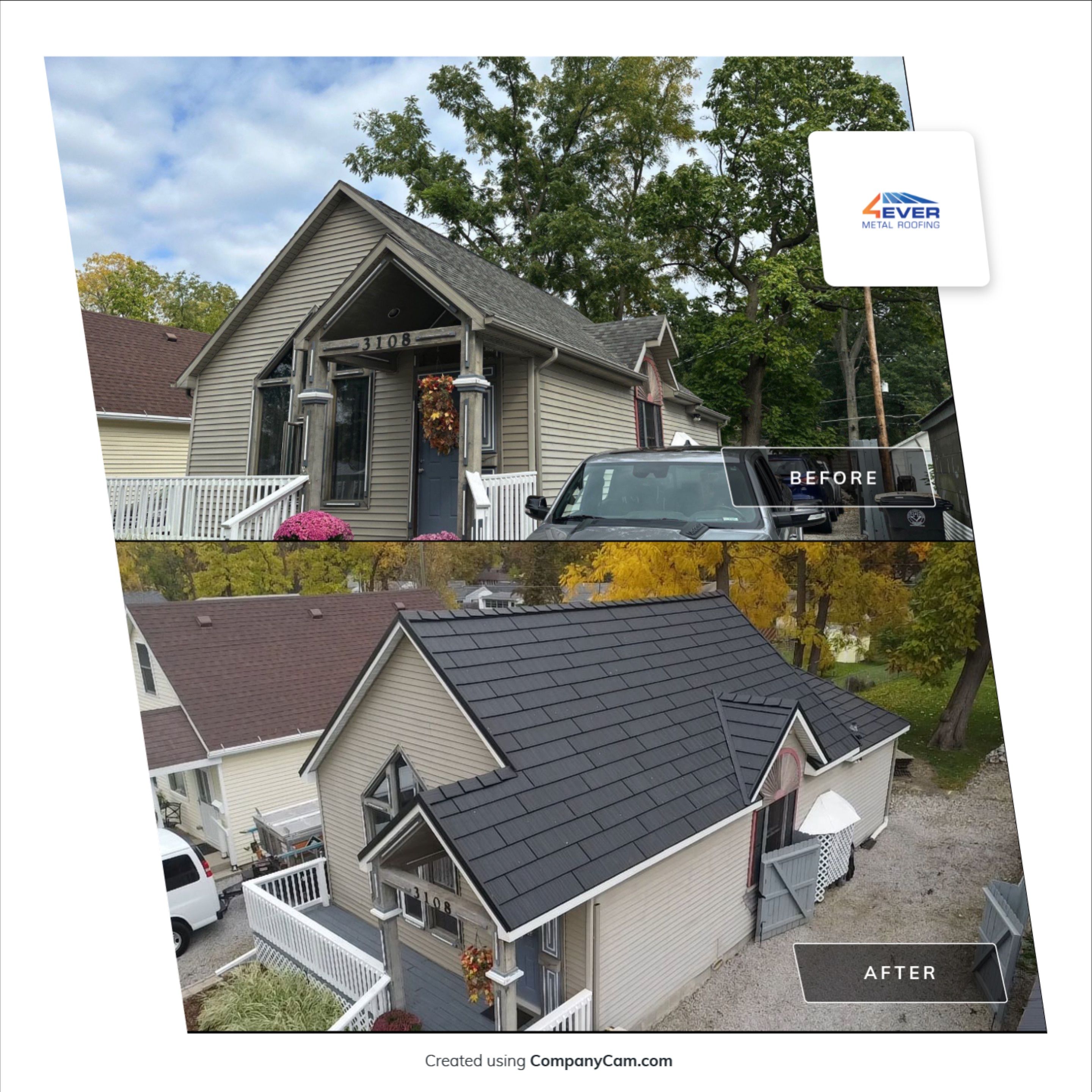 Full Tear-Off Metal Shake Roof Installation – Fort Wayne, IN by 4Ever Metal Roofing