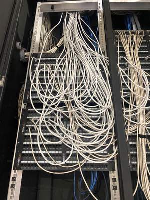 Structured cabling installation by CimaSolutions