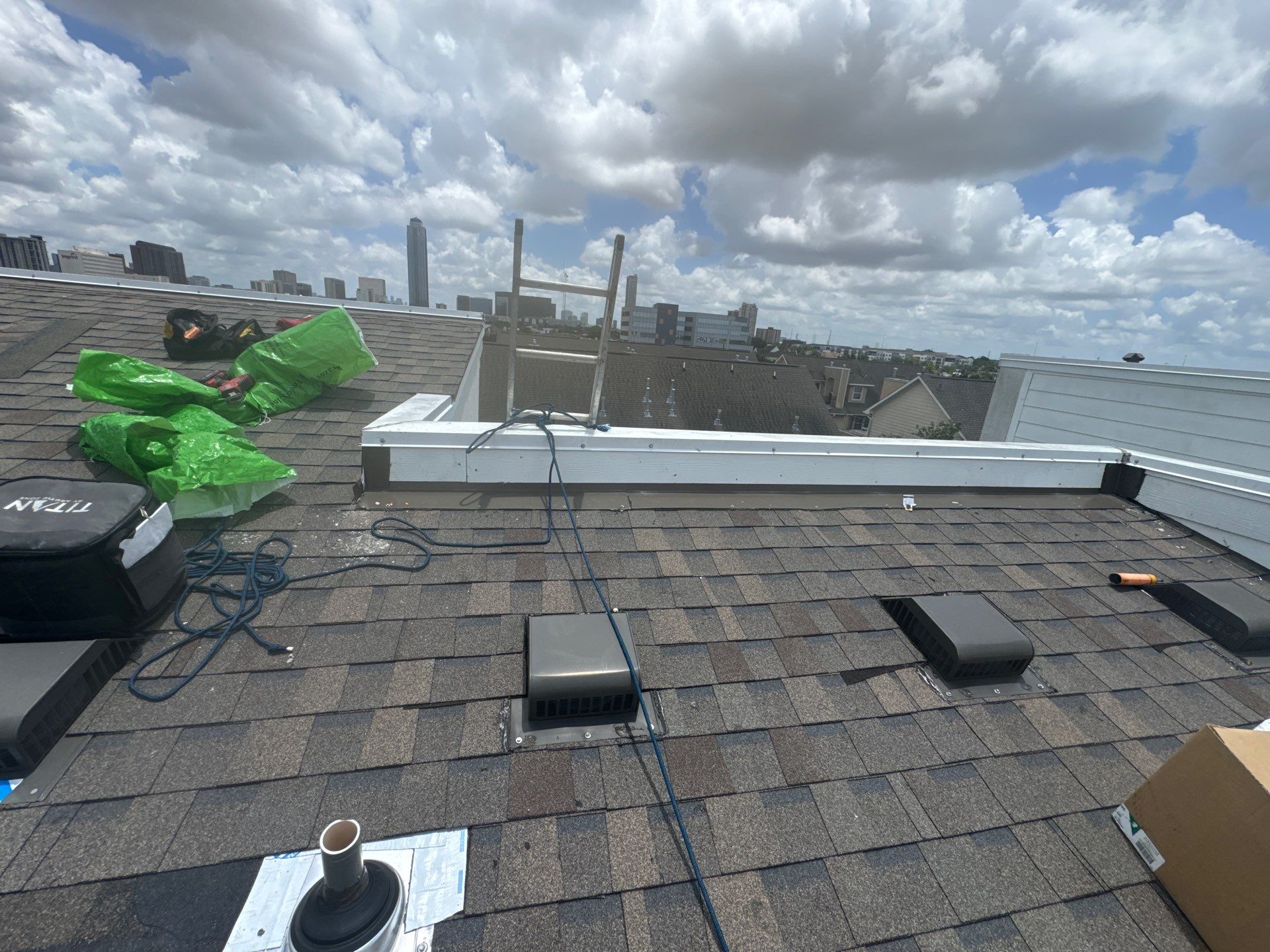 Project in Houston, TX by Associates Roofing Unlimited