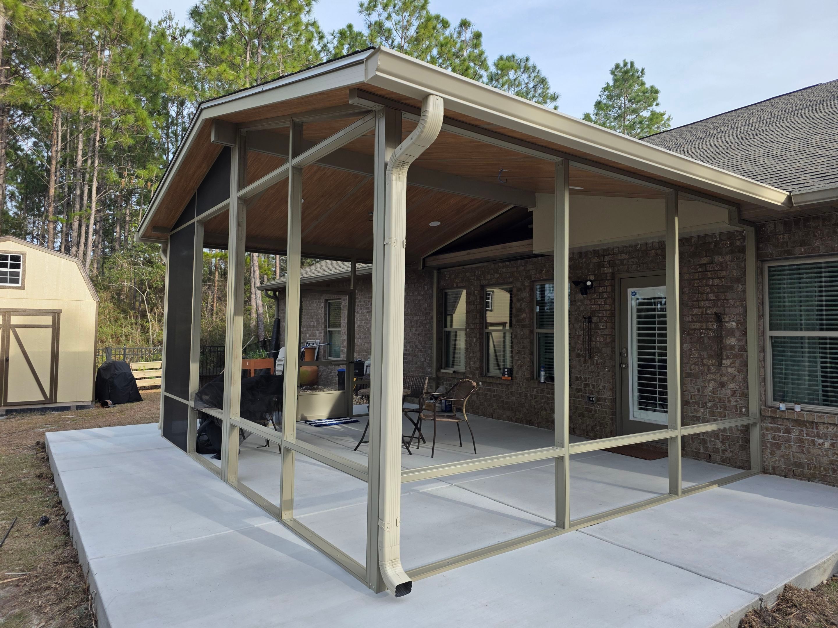 Steelwood Cathedral Screen Room by Titan Sunrooms
