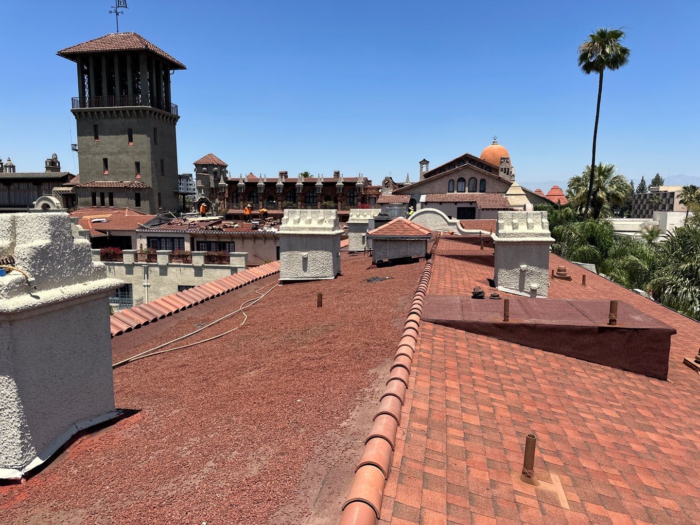 Mission Inn Hotel Roof Replacement by Veirs Kluk Roofing Inc. Lic# 624176