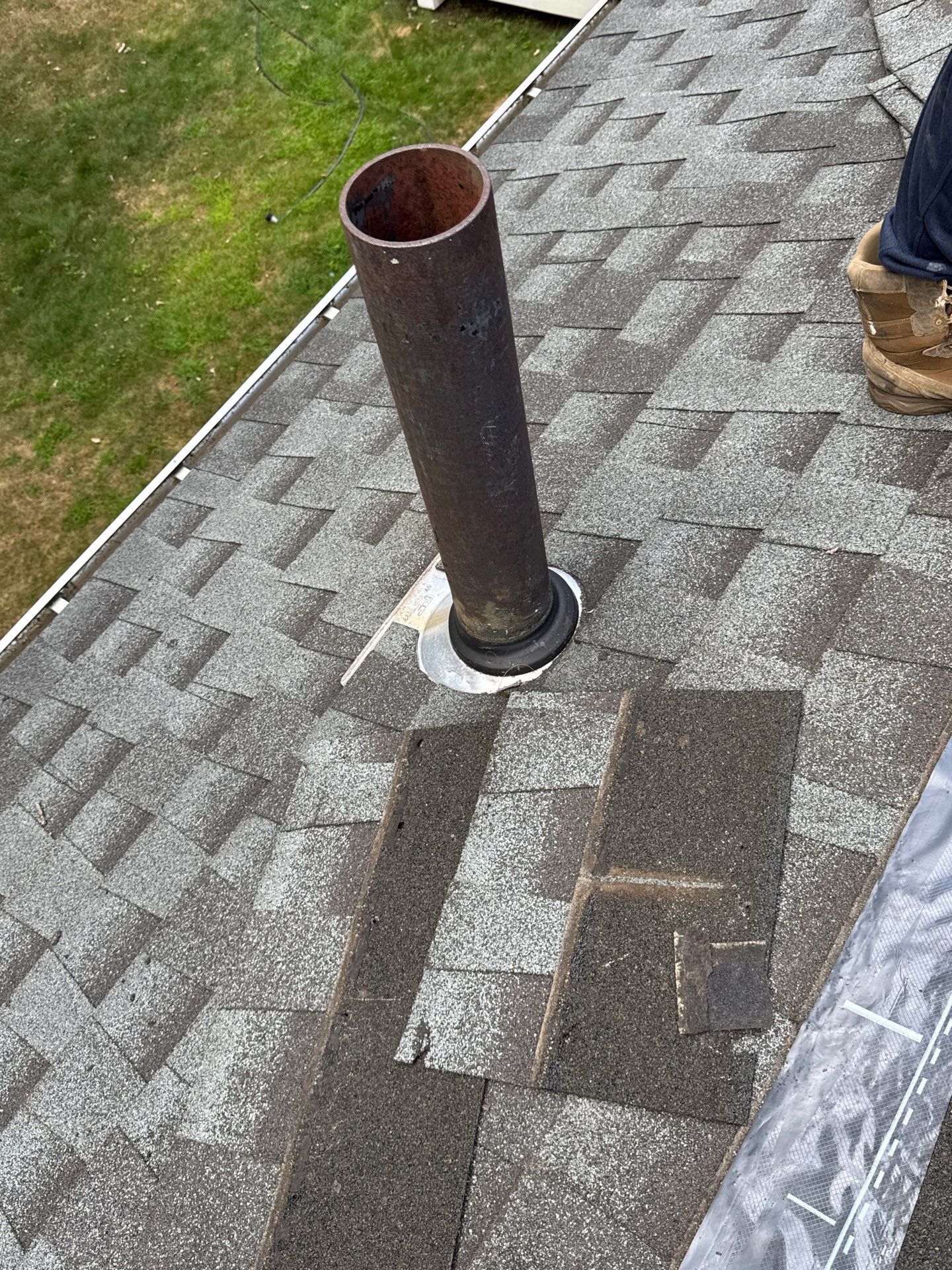 Roof Repair with Shingle Replacement – Chelmsford, MA by Mighty Dog Roofing of Greater Middlesex County