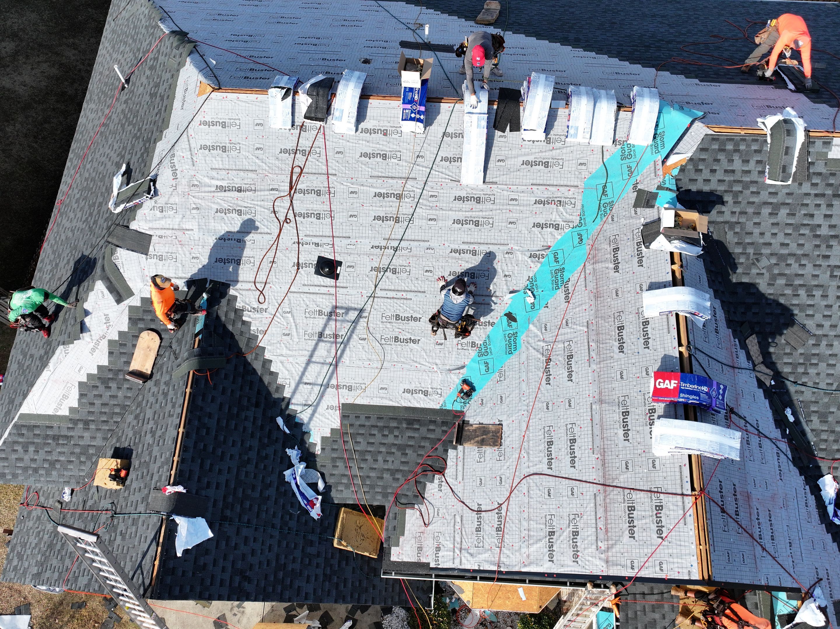 GAF Timberline HDZ in Charcoal by Element Pros Roofing, LLC