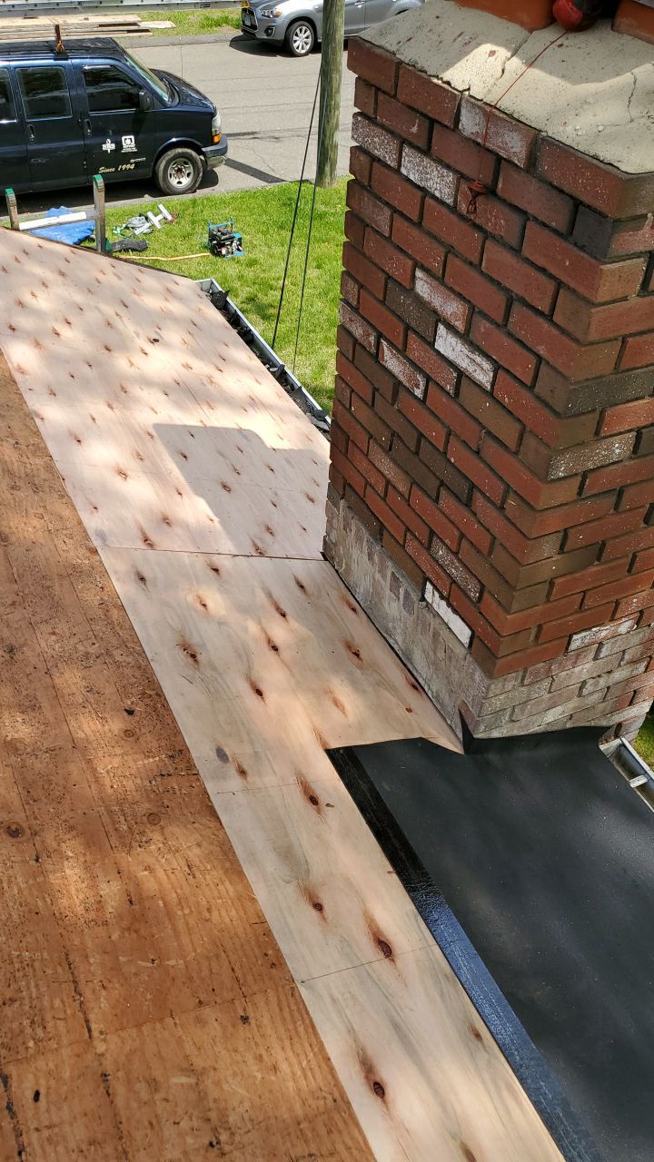 Residential Roofing Installation using Owens Corning Duration Slatestone Gray by A Plus Exterior