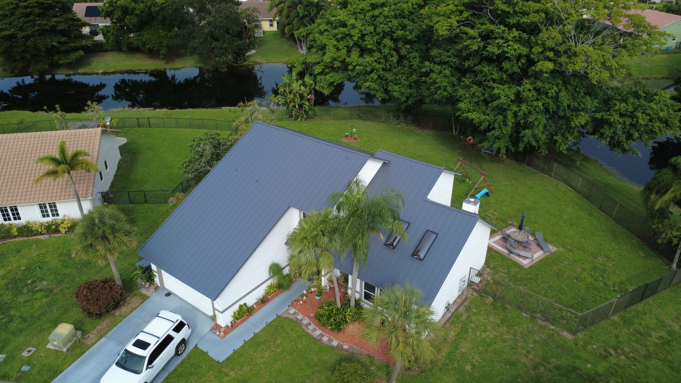 Residential Remodel using 1" Nail strip metal roof by BLUES BROTHERS ROOFING